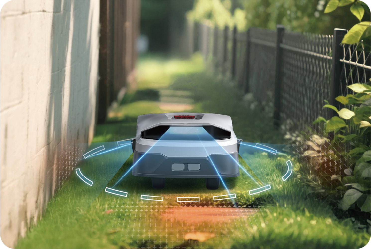 Anthbot Rasenmähroboter »90ANT-LMGenie800« KI‑Hindernisvermeidung, Multi‑Zonen-Verwaltung,   Kabellose Installation, Full‑Band‑RTK mit 4 KI‑Kameras