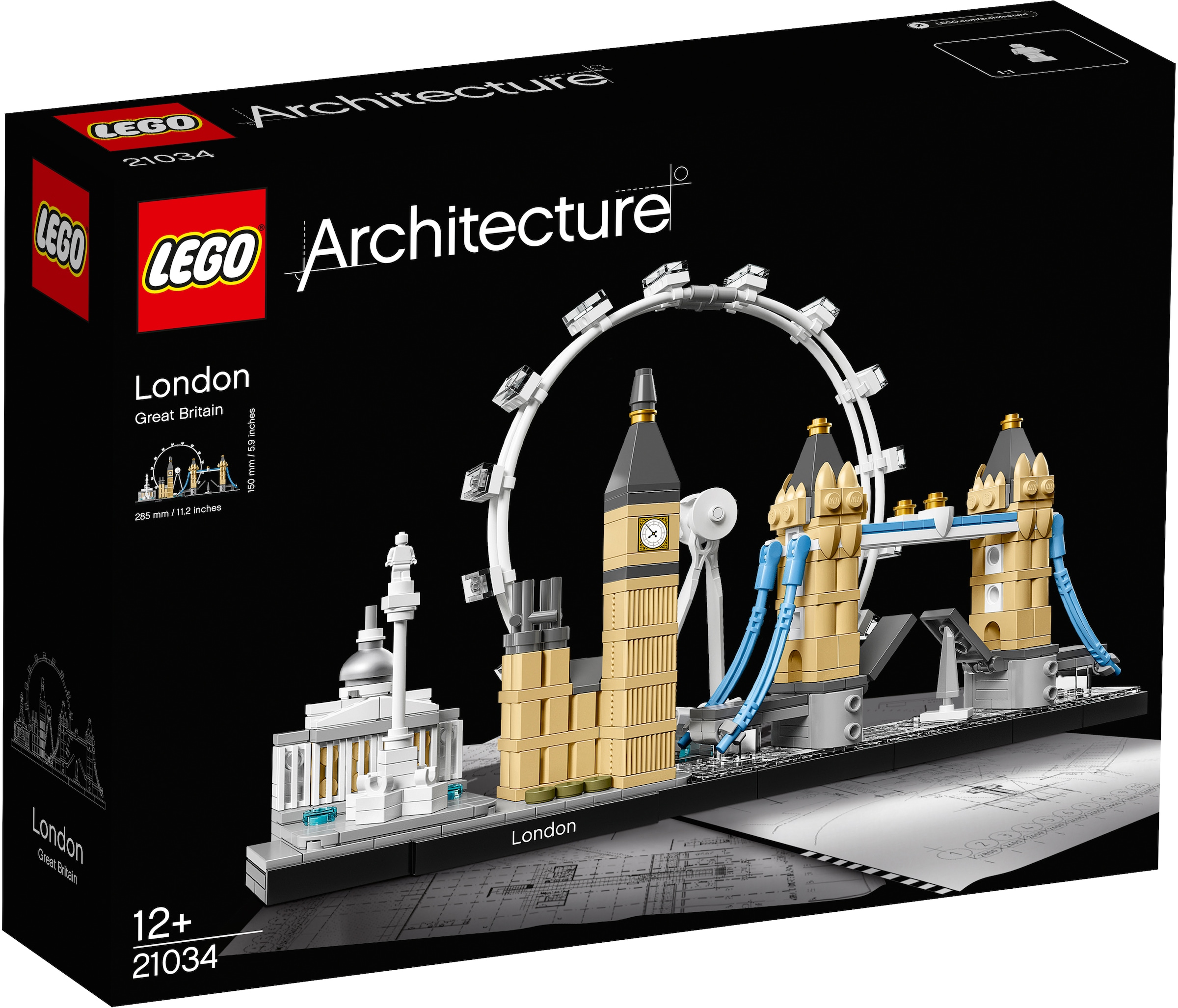 LEGO® Konstruktionsspielsteine »London (21034), LEGO® Architecture«, (468 St.), Made in Europe