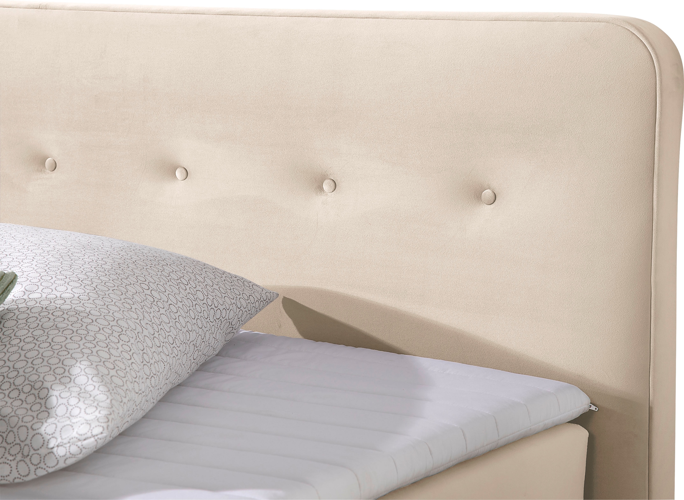 Home affaire Boxspringbett »Fargo«, in Überlänge 220 cm, mit Topper, 3 Ausführungen, 4, Breiten