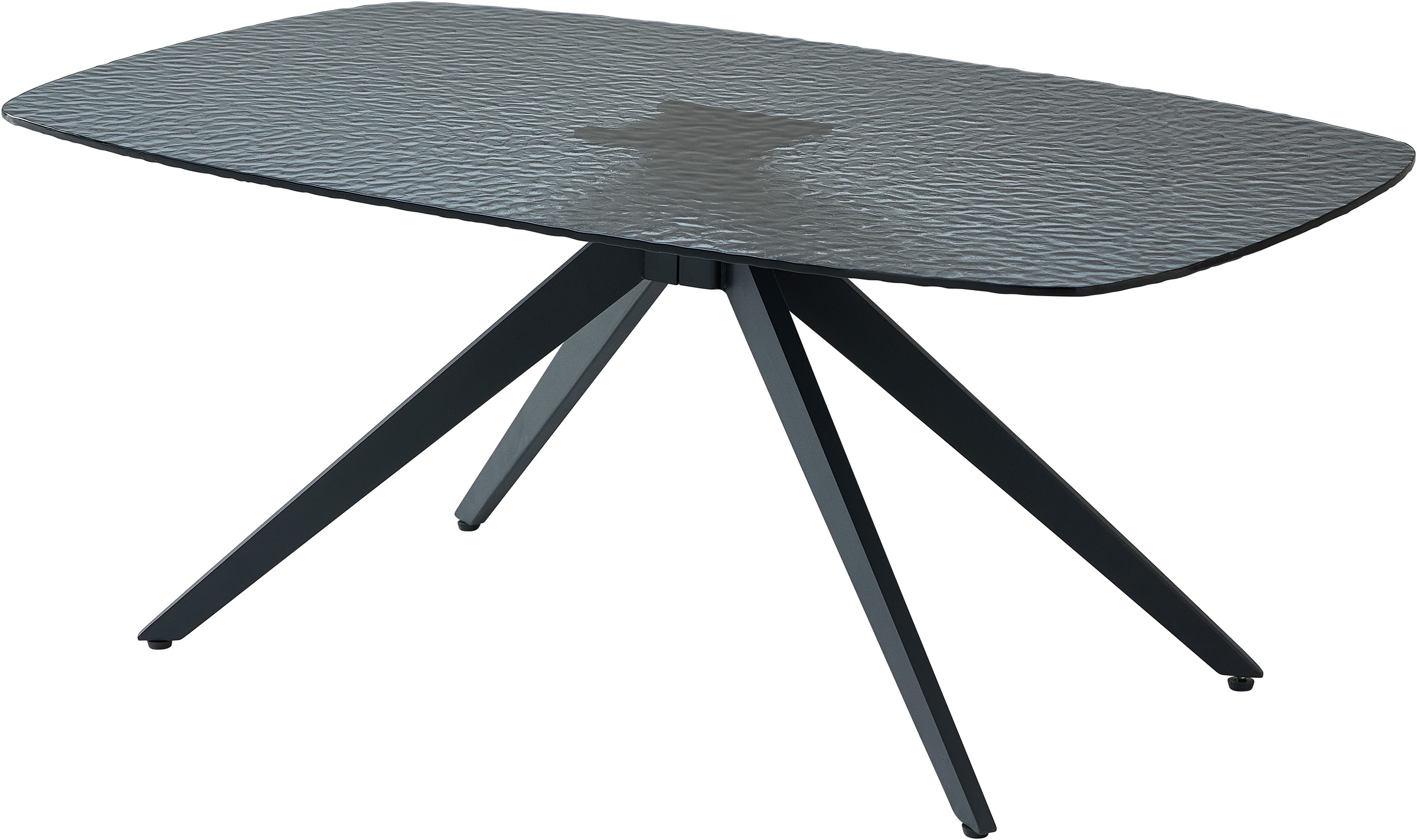 Stolkom Couchtisch »Elias Glastisch schwarz, Wohnzimmertisch BxHxT 110x44x7 günstig online kaufen