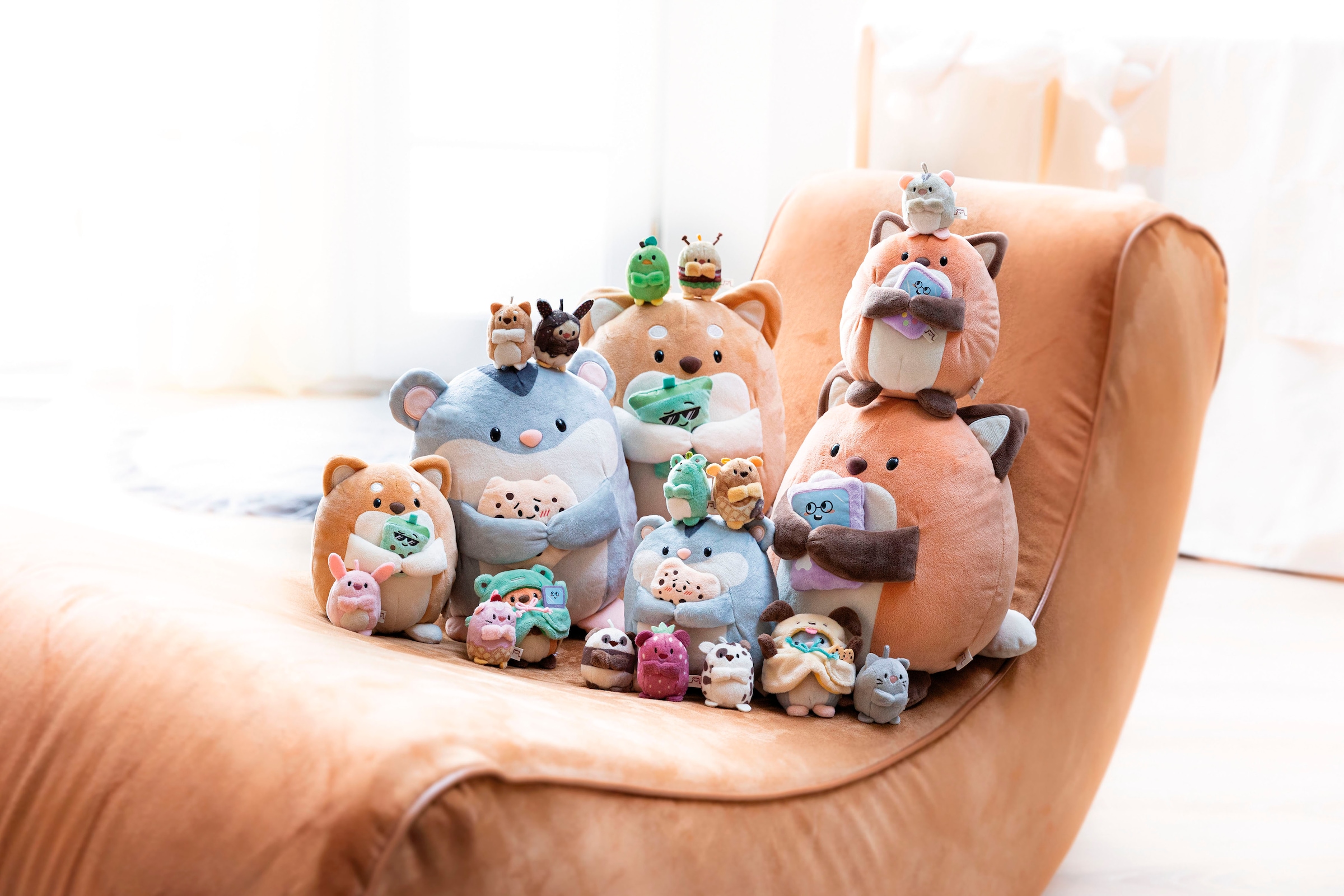 Nici Kuscheltier »mymochi, Fuchs Geeks 27 cm mit Video Spiel«