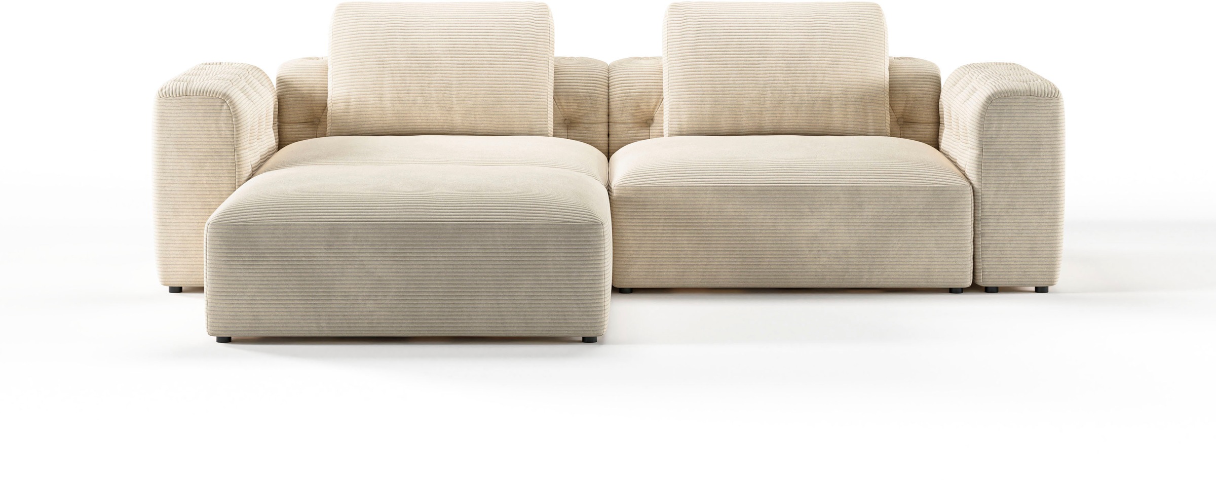 RAUM.ID Ecksofa »Cushid L-Form«, Modulset, bestehend aus 3 Teilen