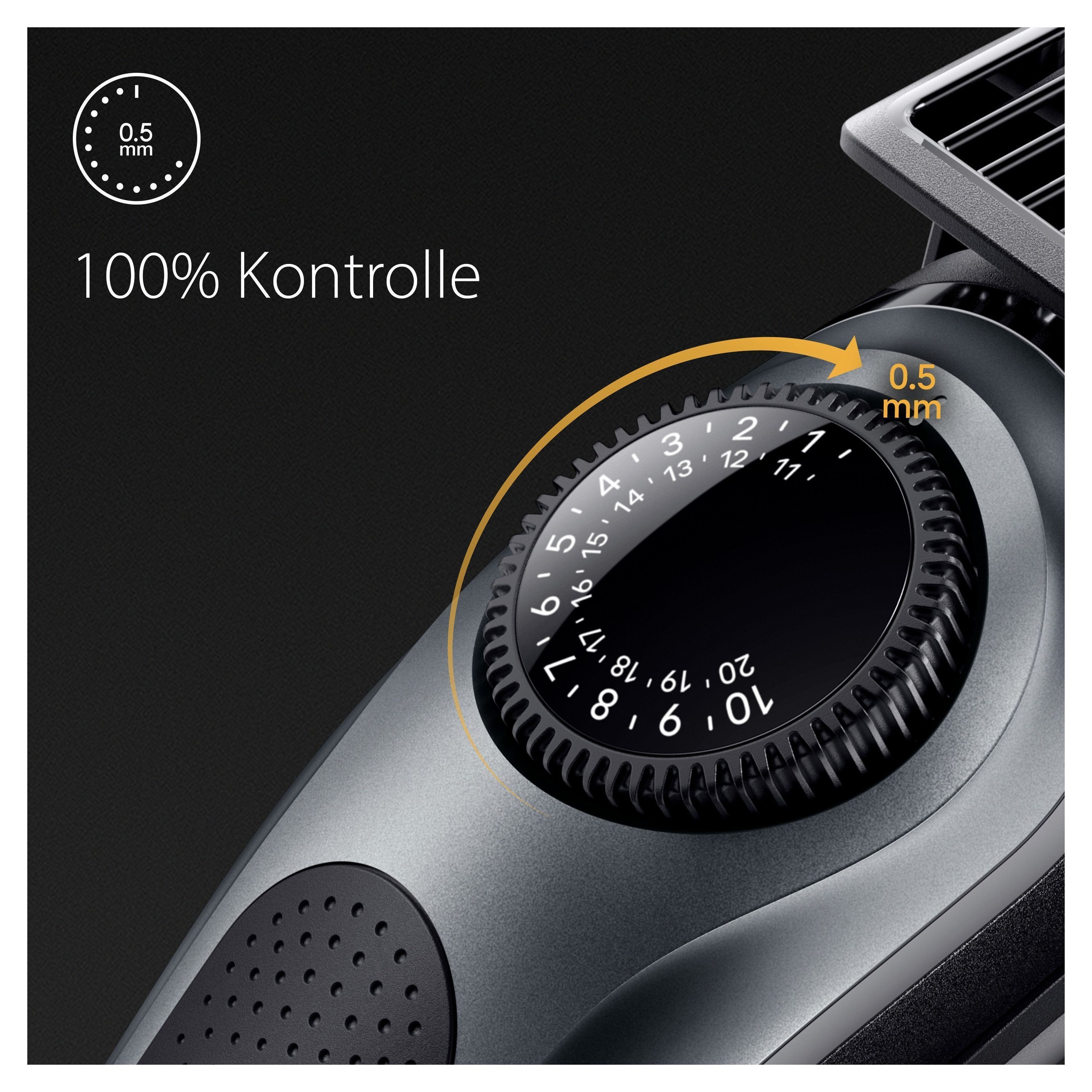 Braun Haarschneider »Barttrimmer BT5450«, 40 Einstellungen, Wasserdicht
