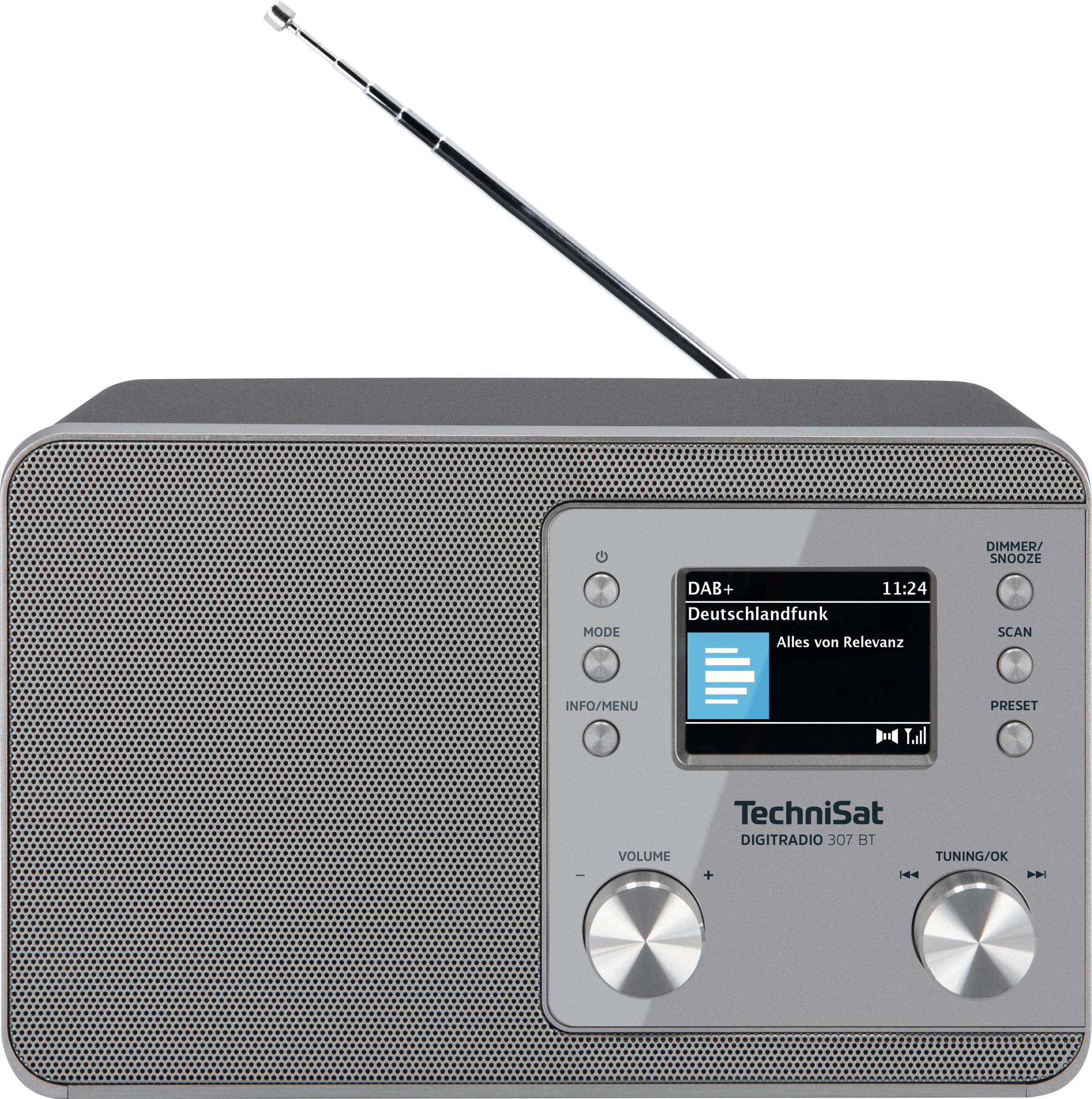 TechniSat Radio »DIGITRADIO 307 BT«, (Bluetooth Digitalradio (DAB+)-UKW mit RDS 5 W)