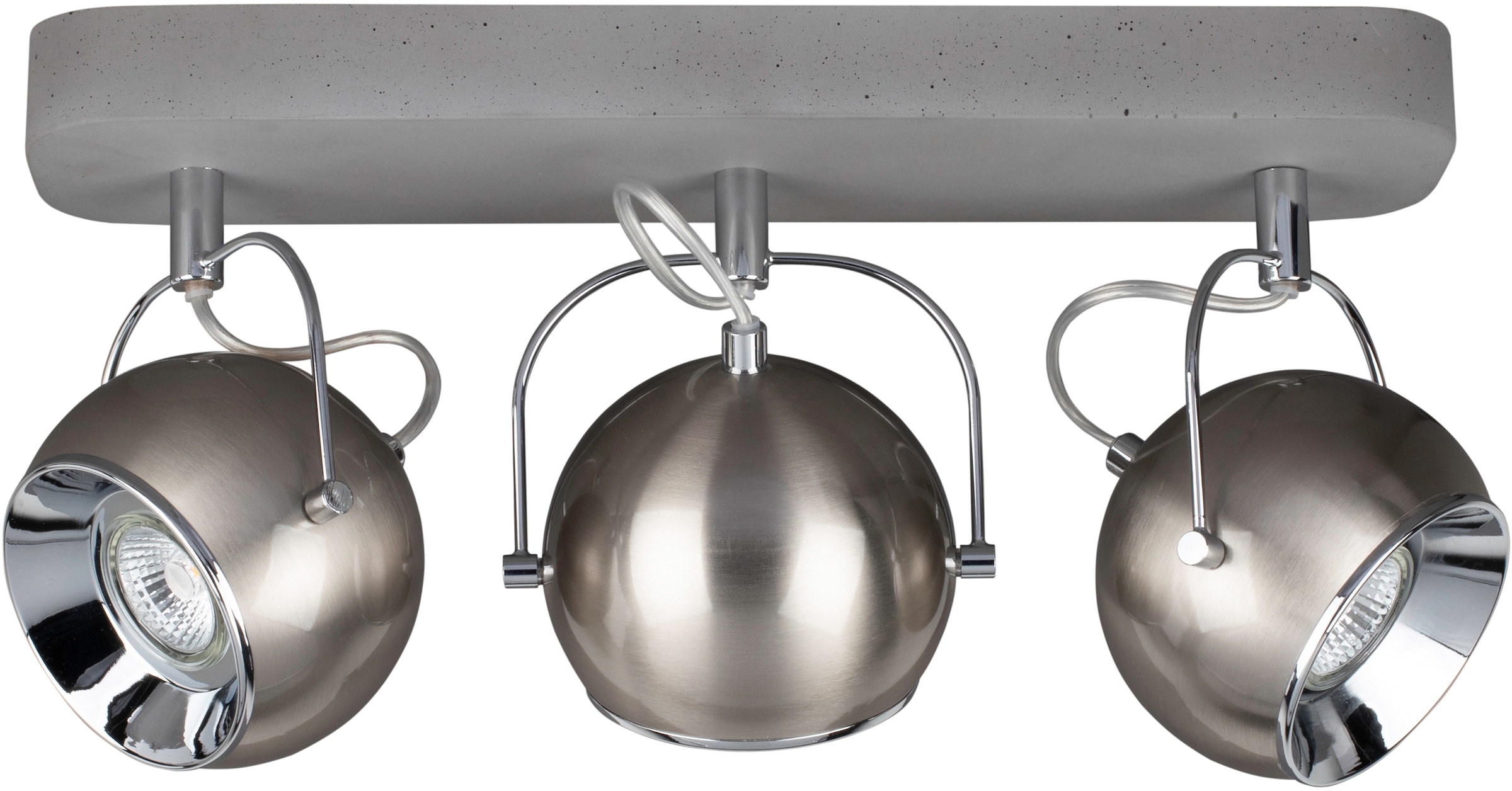 SPOT Light Deckenleuchte »BALL CONCRETE«, inklusive Leuchtmittel 3 x GU10 günstig online kaufen