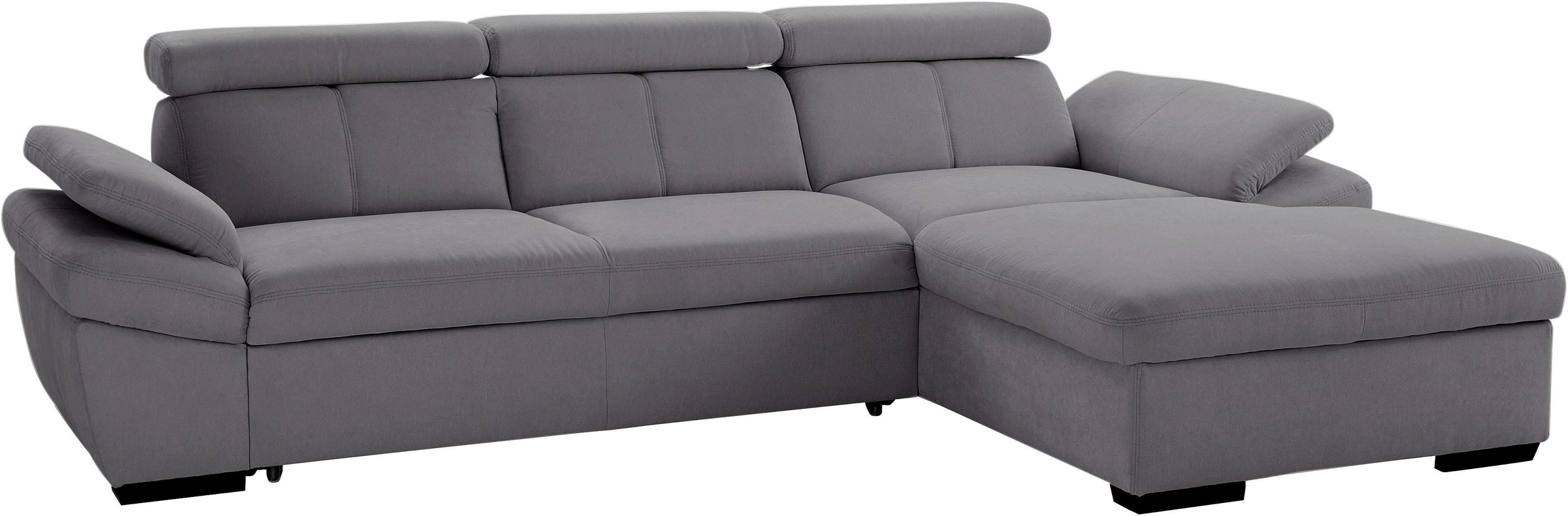 exxpo - sofa fashion Ecksofa »Salerno, inkl. Kopf- und Armteilverstellung, günstig online kaufen