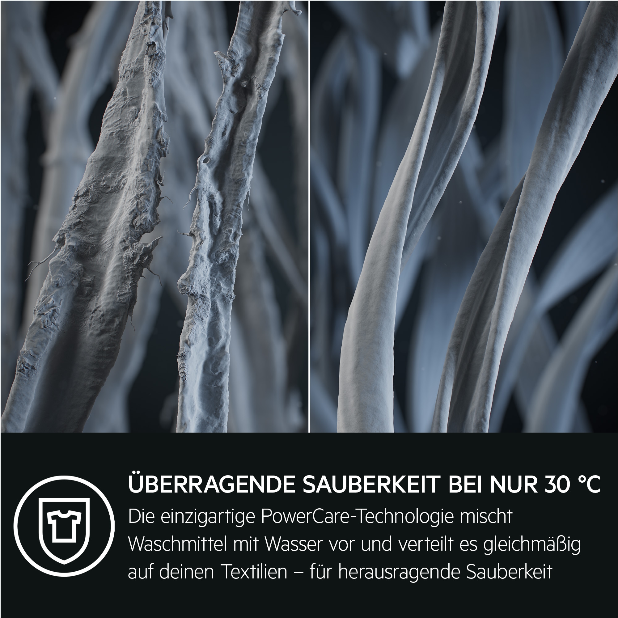 AEG Waschmaschine 8000 PowerCare »LR8E75490« 9 kg 1400 U/min UniversalDose: löst PODS®/Caps 60 % schneller auf für beste Reingung