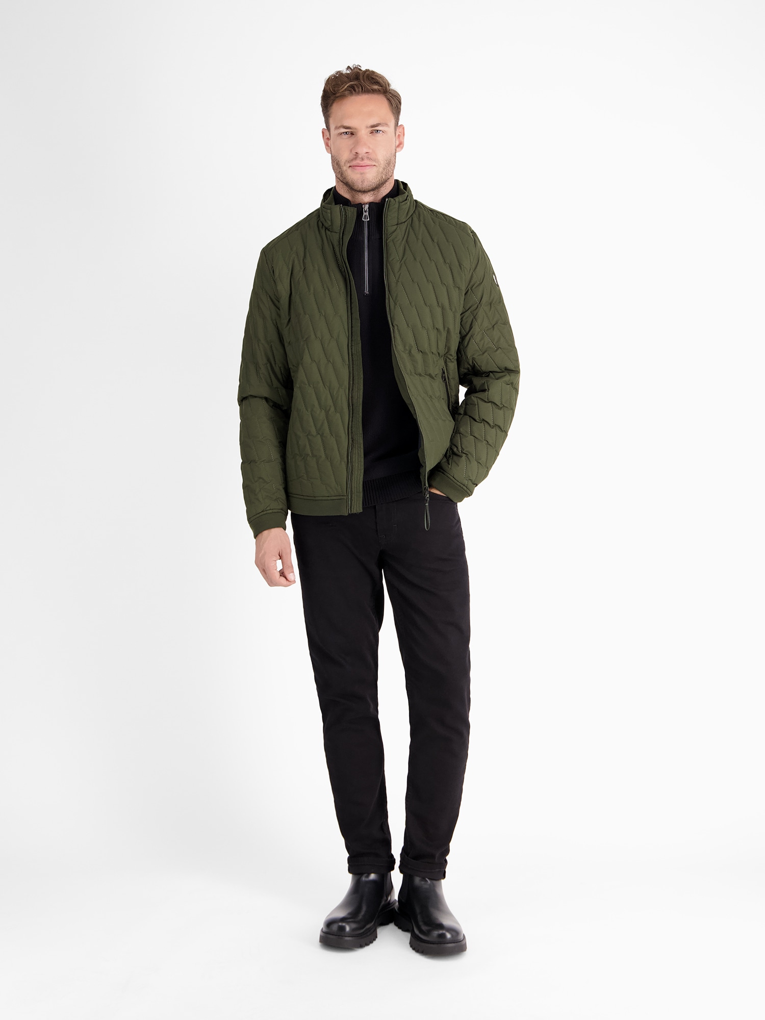 LERROS Steppjacke »LERROS Superleichte Herren Steppjacke«, ohne Kapuze, Wasser_Wind