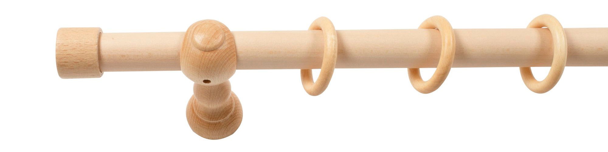 SN DECO GROUP Gardinenstange »Cafiro«, 1 läufig-läufig, Fixmaß