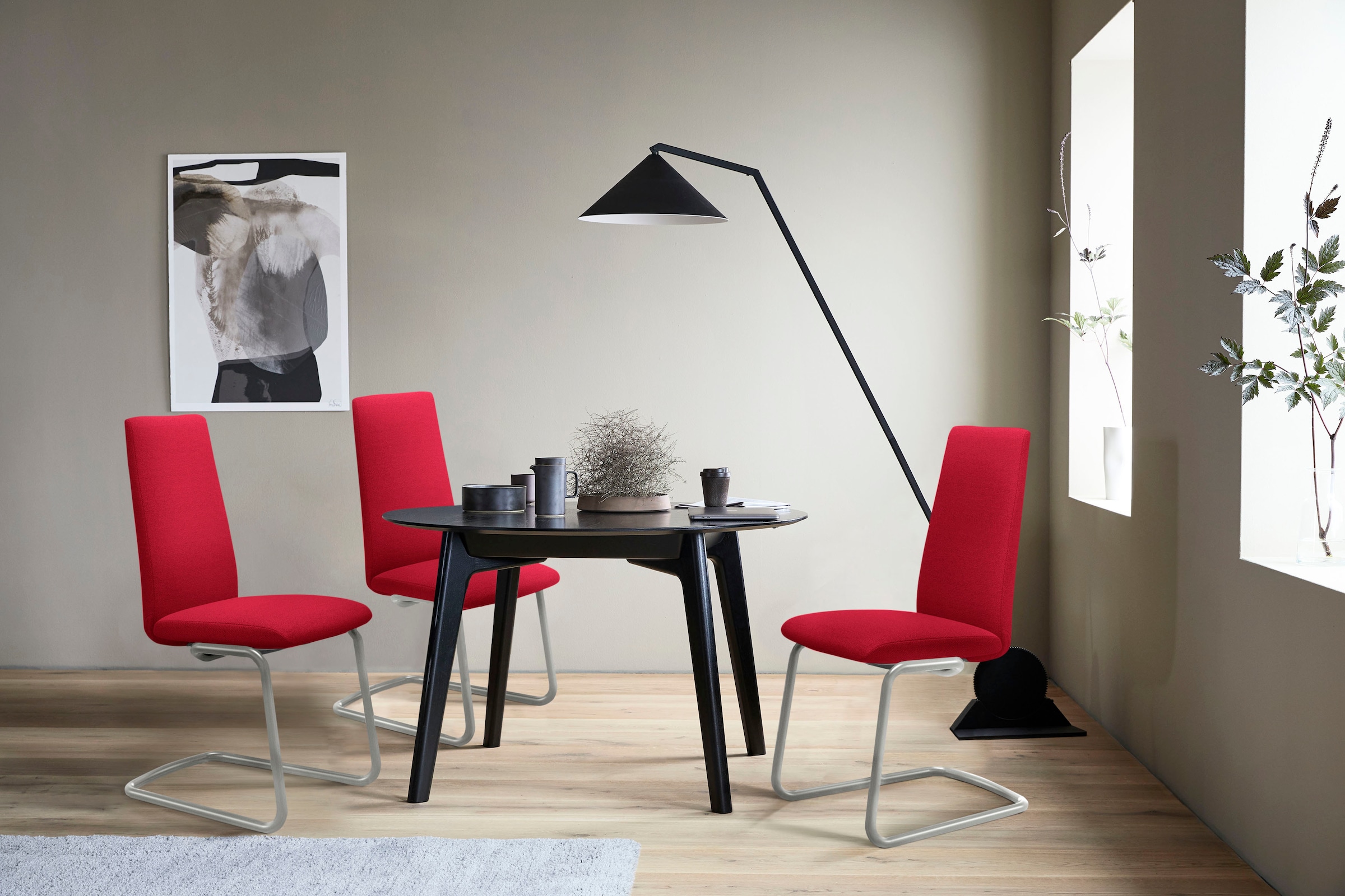 Stressless® Polsterstuhl »Laurel«, ROHLEDER Stoff Q2 FARON, High Back, Größ günstig online kaufen