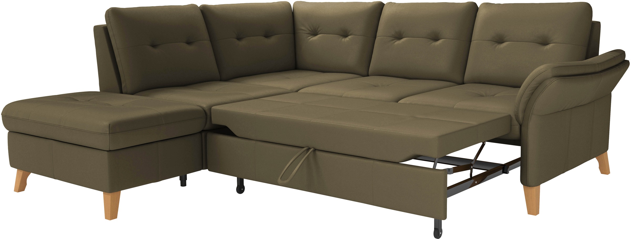 sit&more Ecksofa »Göteborg«, inkl. Sitztiefenverstellung, wahlweise mit Bettfunktion & Bettkasten
