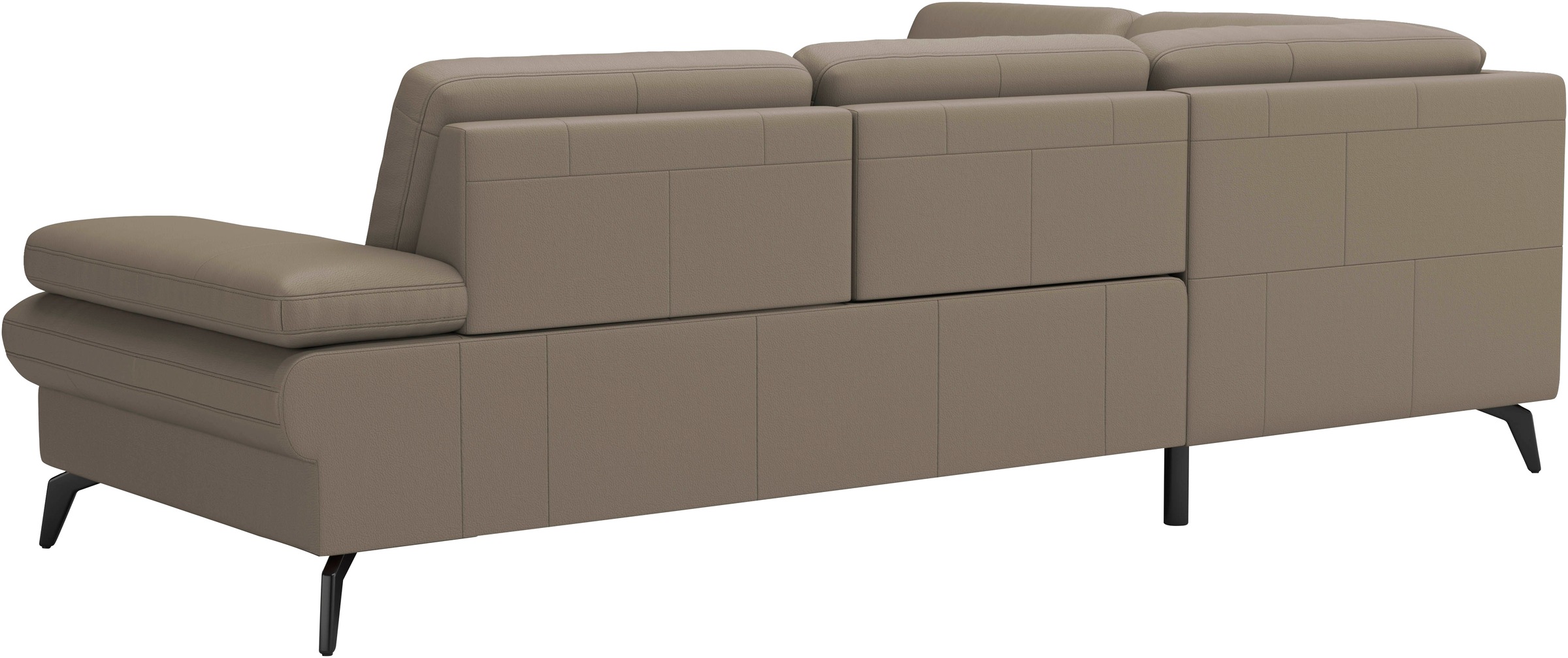 sit&more Ecksofa »Morris L-Form, inkl. Sitztiefenverstellung«, wahlweise mit Armteilverstellung, Bettfunktion & Bettkasten