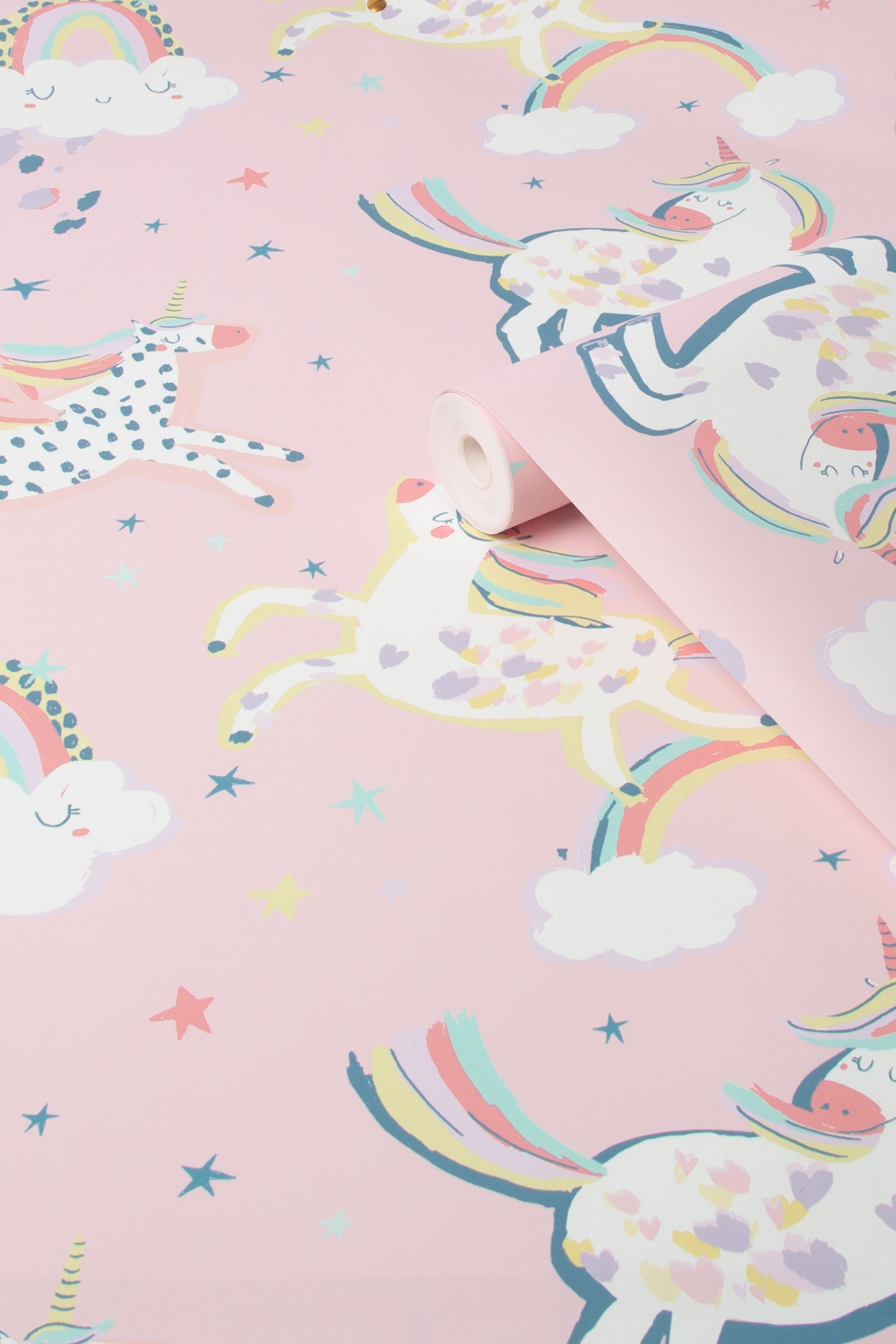Next Vliestapete »PARTY UNICORN Rosa Vliestapete 10mx52cm«