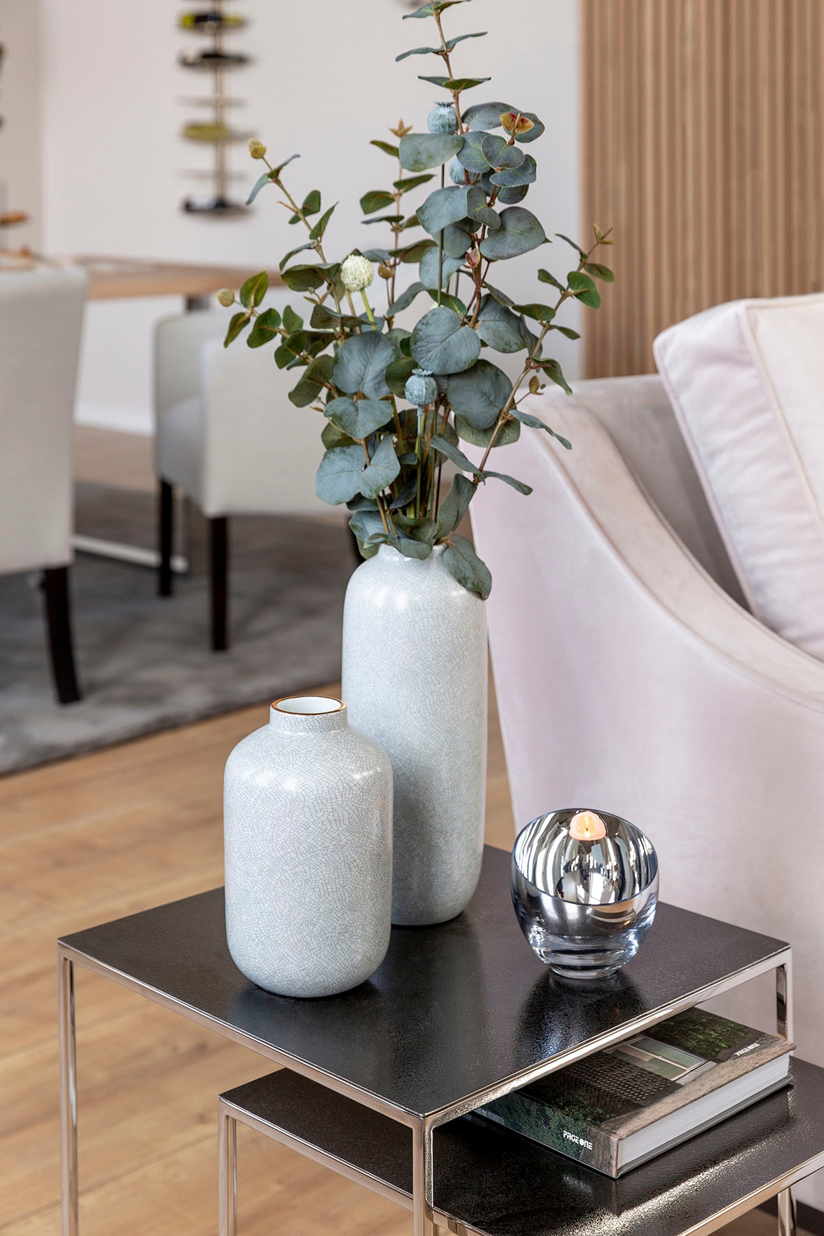 Fink Tischvase »ROY« Handarbeit, mit handbemaltem goldfarbenen Rand günstig online kaufen