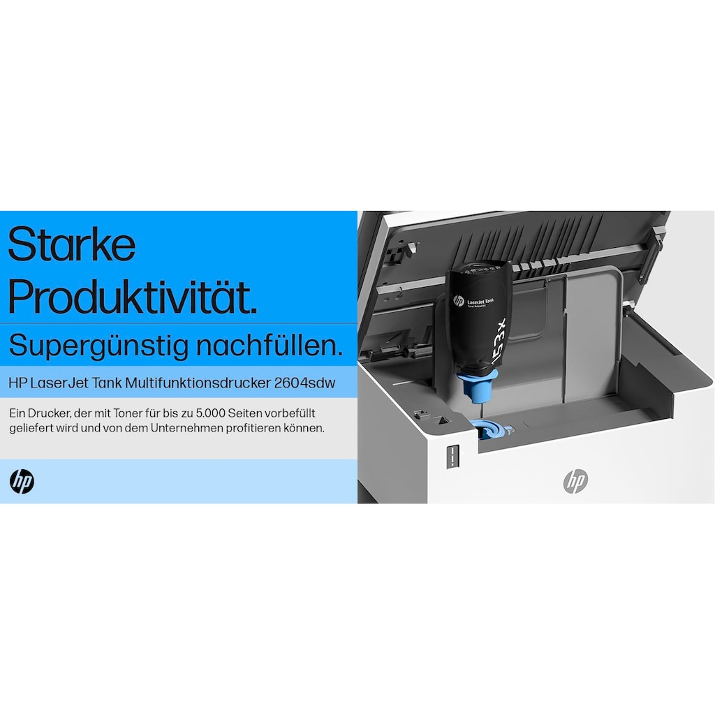 HP Laserdrucker »LaserJet Tank MFP 2604SDW Printer«