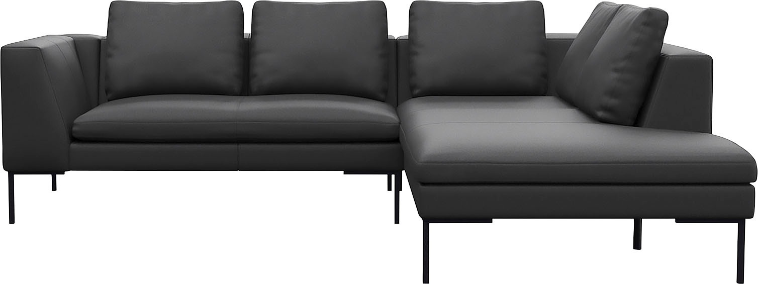 FLEXLUX Ecksofa »Loano, superbequemer Sitzkomfort durch Kaltschaum im Sitz, günstig online kaufen