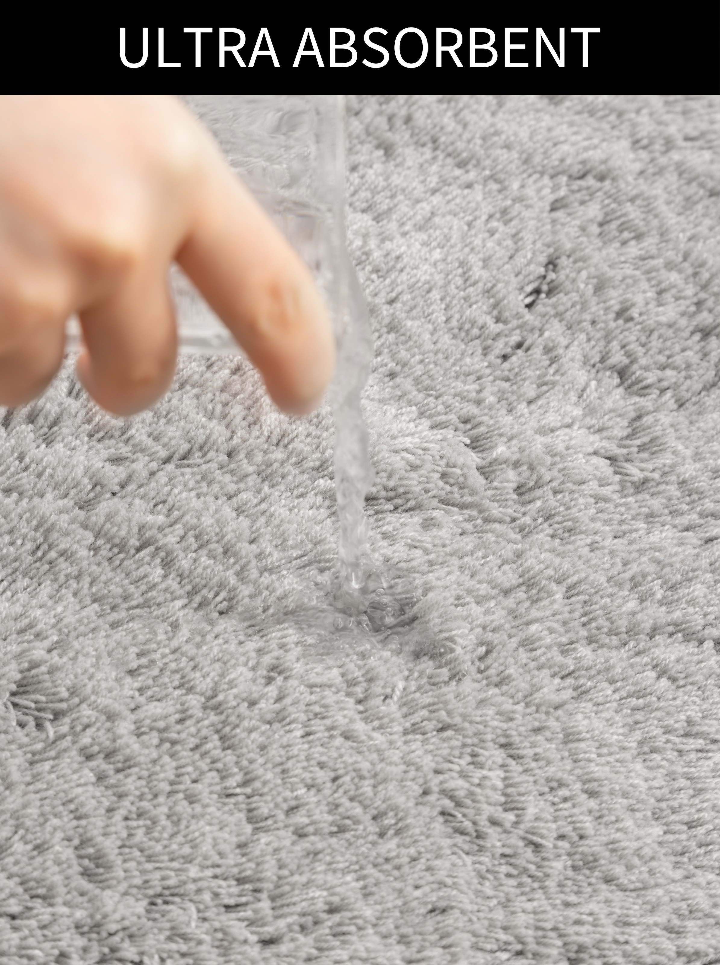 my home Badematte »Merida, Badvorleger, Badezimmer Teppich«, rutschhemmend beschichtet, fußbodenheizungsgeeignet-schnell trocknend-strapazierfähig, Badteppich, Uni Farben, rechteckig, rund & als 2-tlg. Set erhältlich