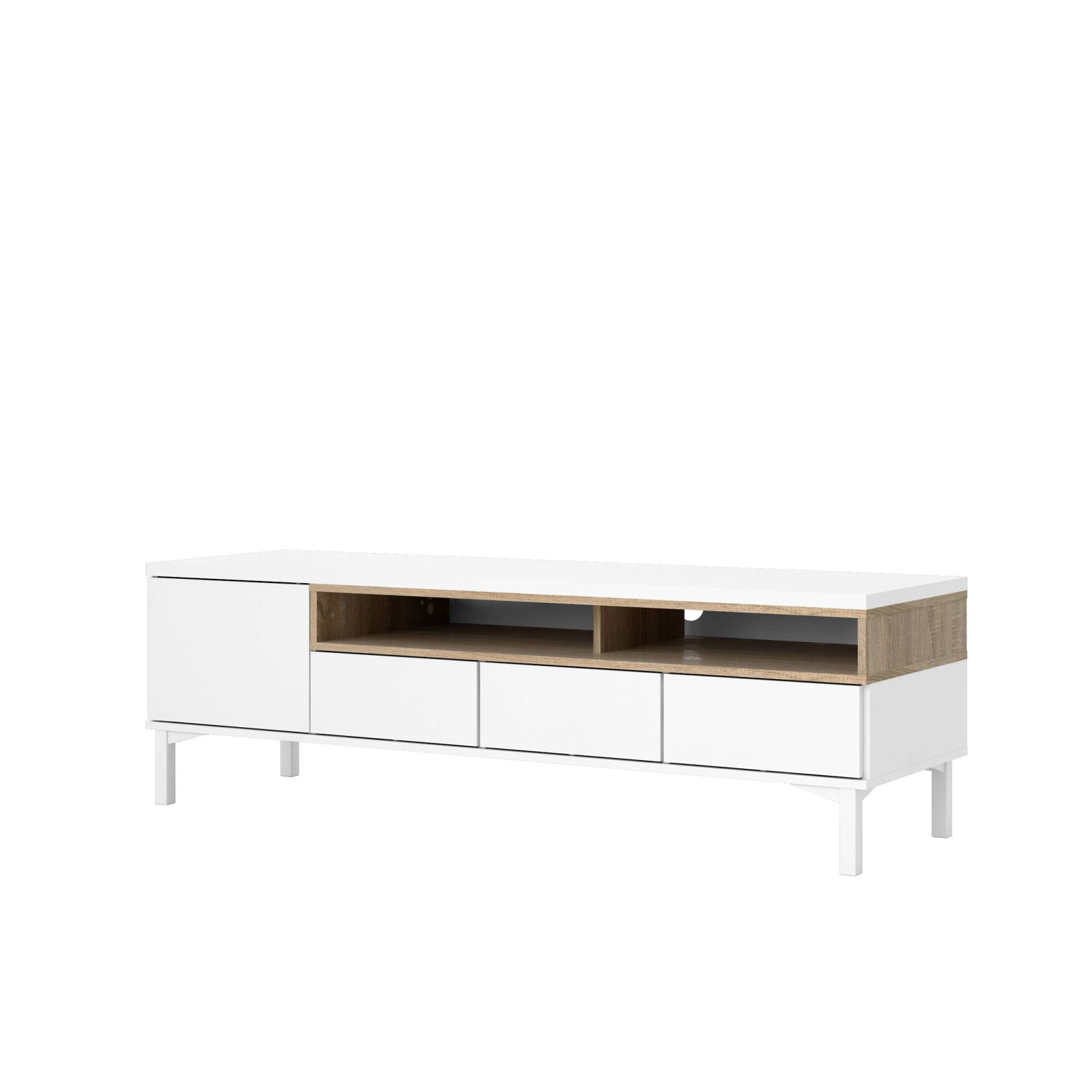 INOSIGN TV-Board »Roomers TV-Board, TV-Möbel, TV-Unit, Media-Möbel, Sideboard«, Breite/Höhe 156/48 cm, 2 offene Fächer mit Rahmen-Optik, Kabelführung