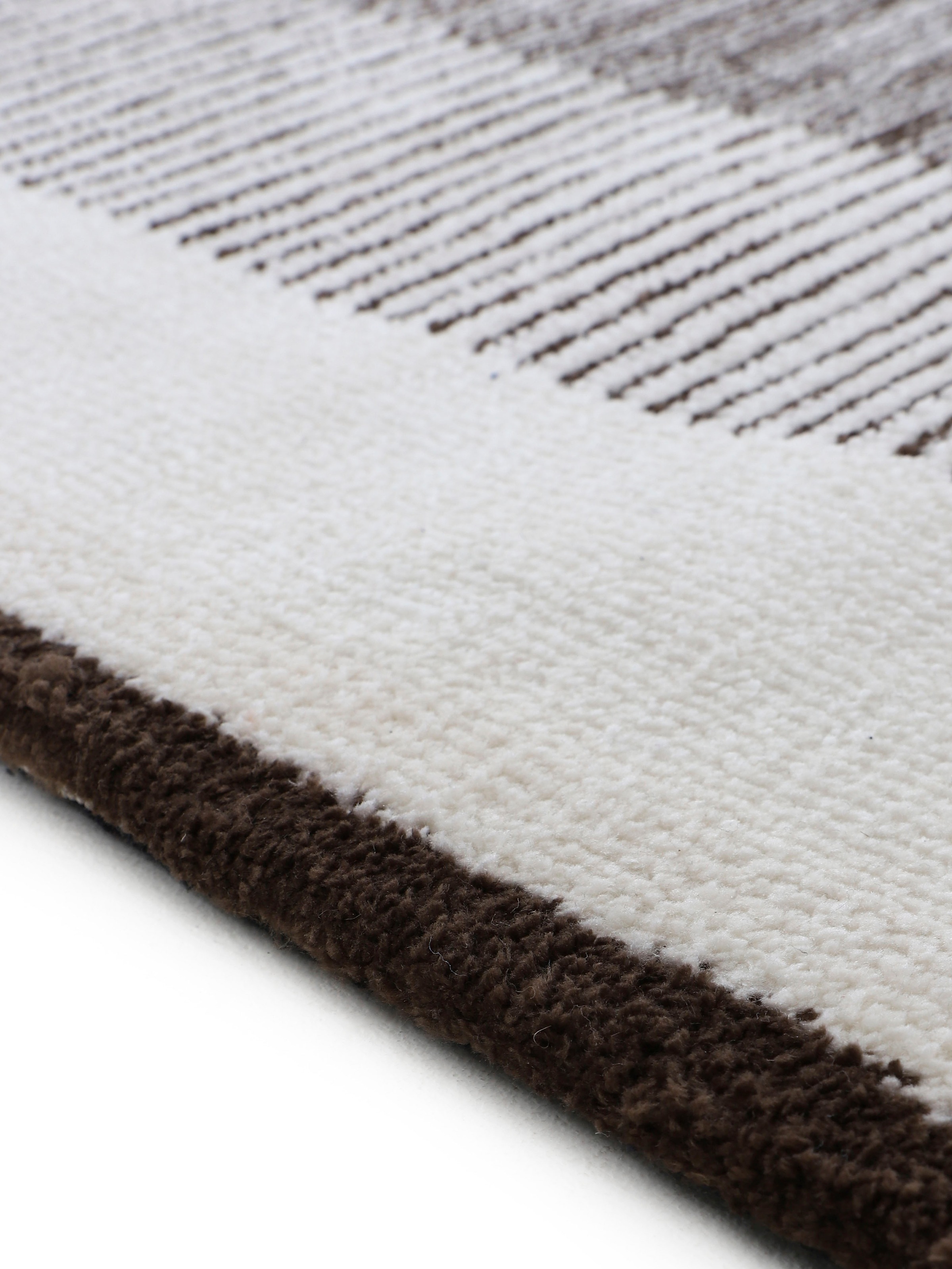 carpetfine Teppich »Holly 7«, rechteckig, 12 mm Höhe, geometrisches Design, gestreift, Hoch Tief Struktur