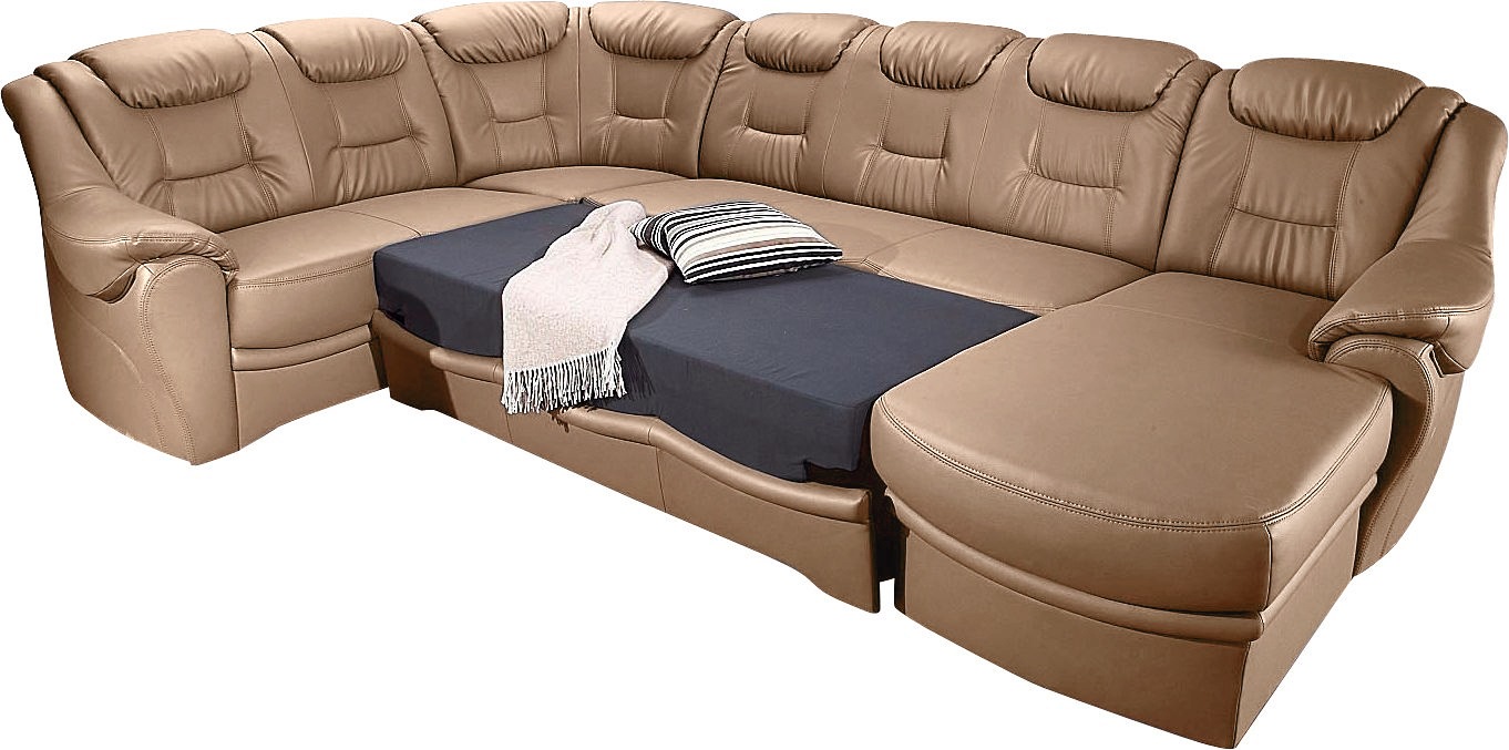 sit&more Wohnlandschaft »Bellevue U-Form« wahlweise mit Bettfunktion günstig online kaufen