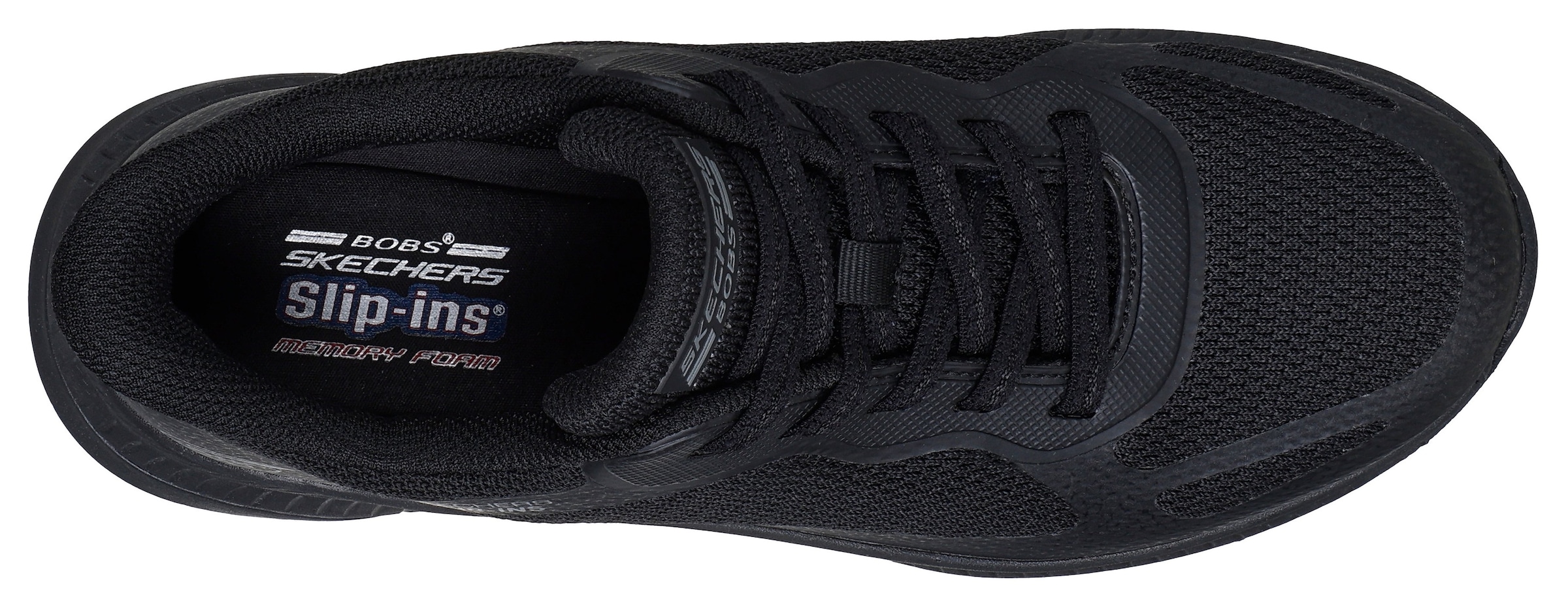 Skechers Slip-On Sneaker »BOBS SQUAD 4«, Slipper, Freizeitschuh, Halbschuh mit Memory Foam