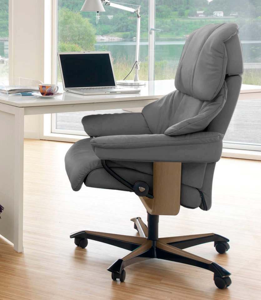 Stressless® Relaxsessel »Reno«, mit Home Office Base, Größe M, Gestell Eich günstig online kaufen