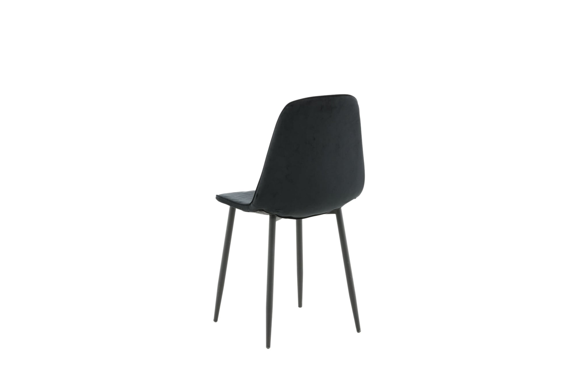 Venture Home Esszimmerstuhl »Polar Diamond, 2er-Set Esszimmerstühle in Grau-Samt, 150 kg belastbar« () 2 Stk.Polsterstuhl, Samt-Bezug, Metallbeine, Diamantsteppung, edel