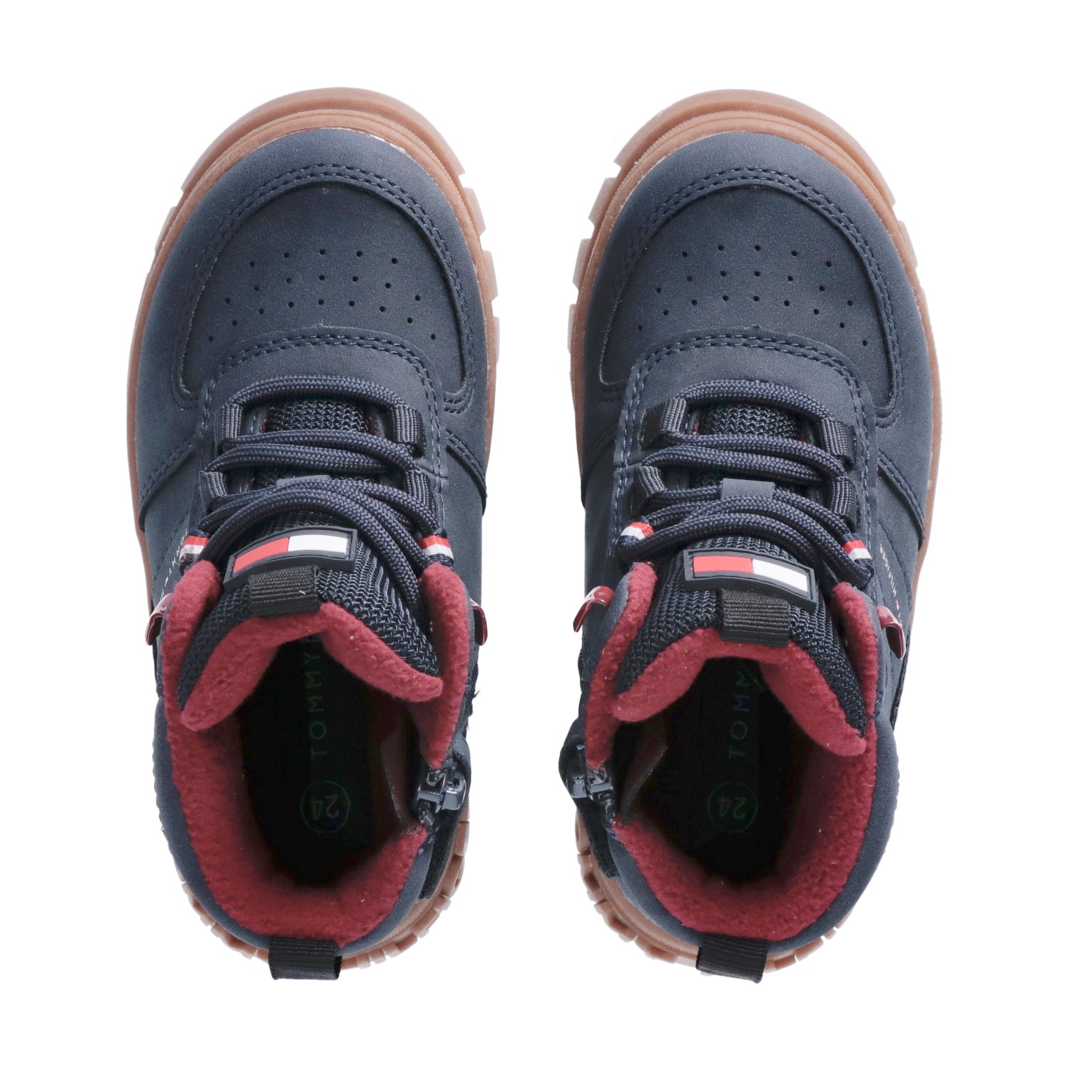 Tommy Hilfiger Schnürboots, Winterboots, Stiefel mit Profilsohle