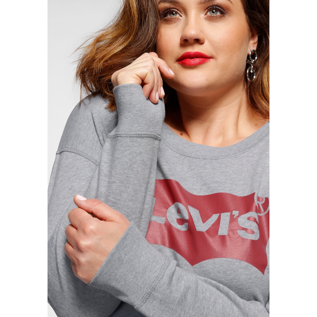 Levi's® Plus Sweatshirt »PL GRAPHIC STANDARD CREW«, mit Levi`s®-Logo auf der Brust