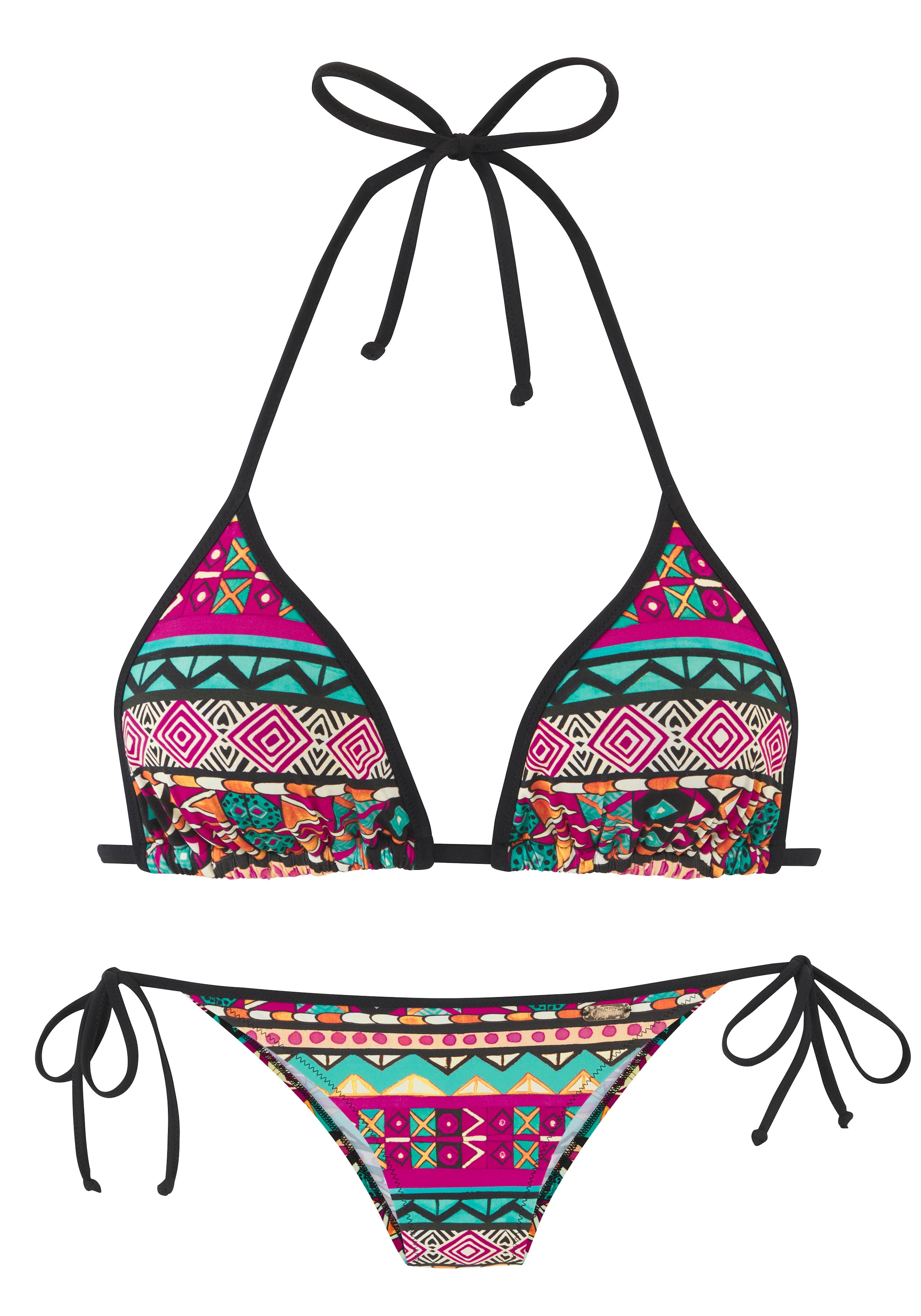Buffalo Triangel-Bikini, mit farbenfrohen Design