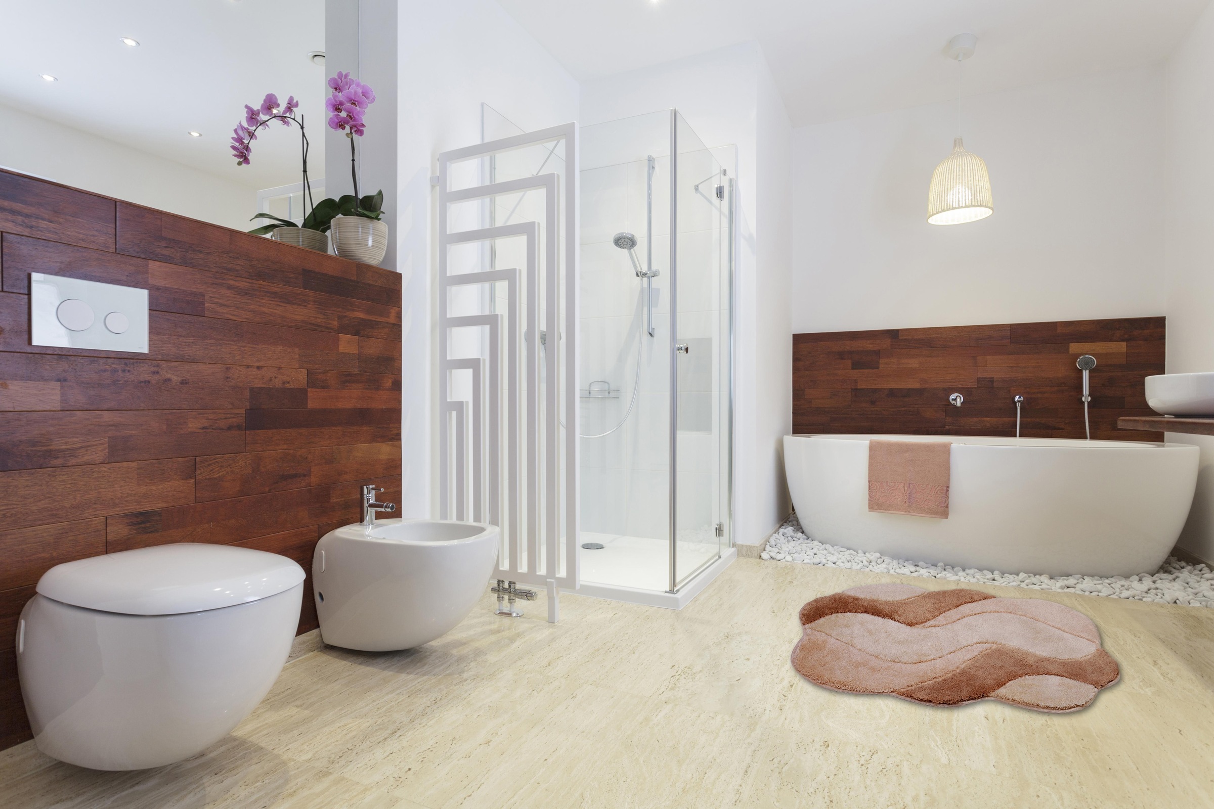 Grund Badematte »Carmen« Höhe 24 mm fußbodenheizungsgeeignet   schnell troc günstig online kaufen