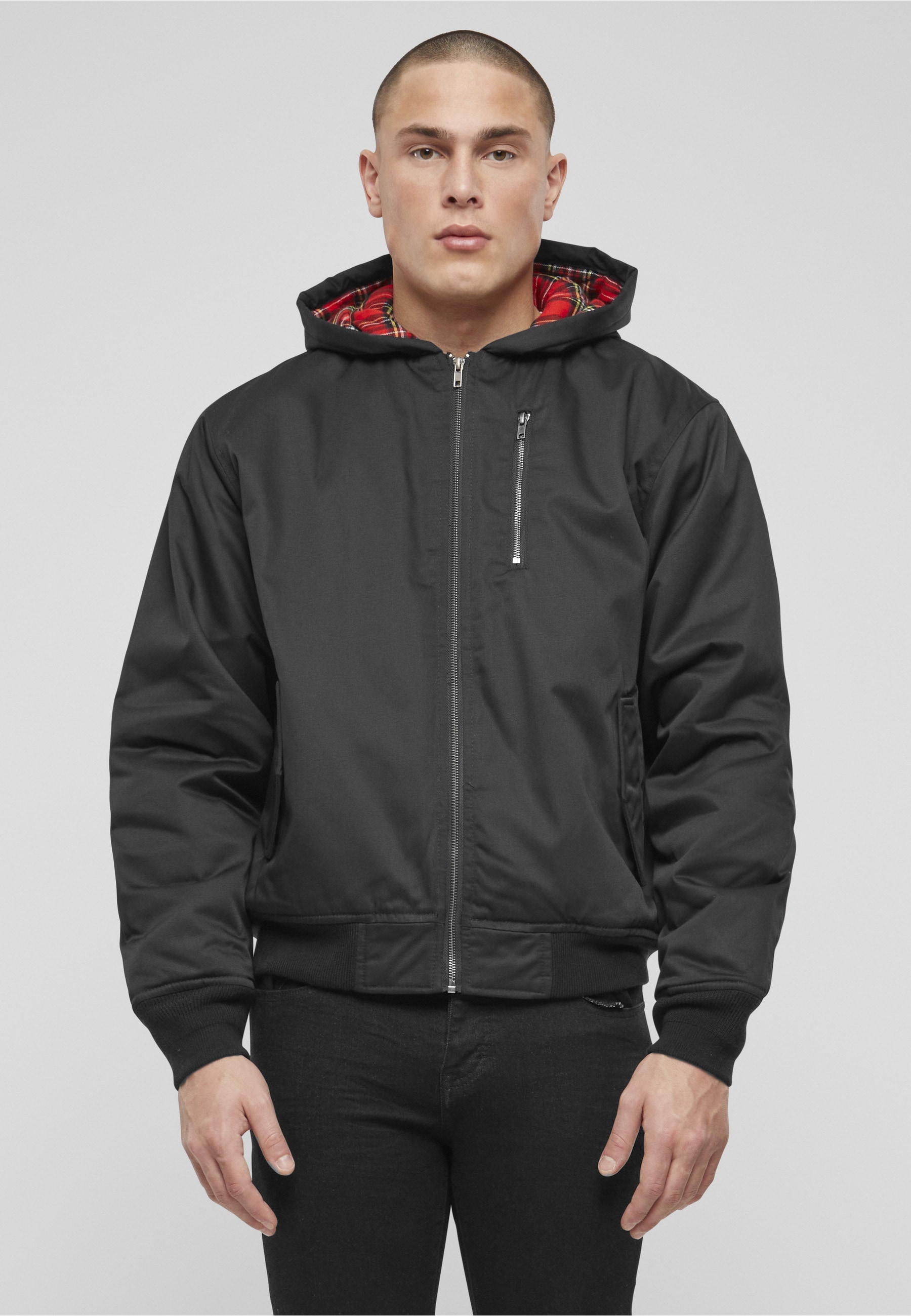 Brandit Winterjacke »Brandit Herren Lord Canterbury Hooded Winter Jacket« 1 Stk. tlg. mit Kapuze