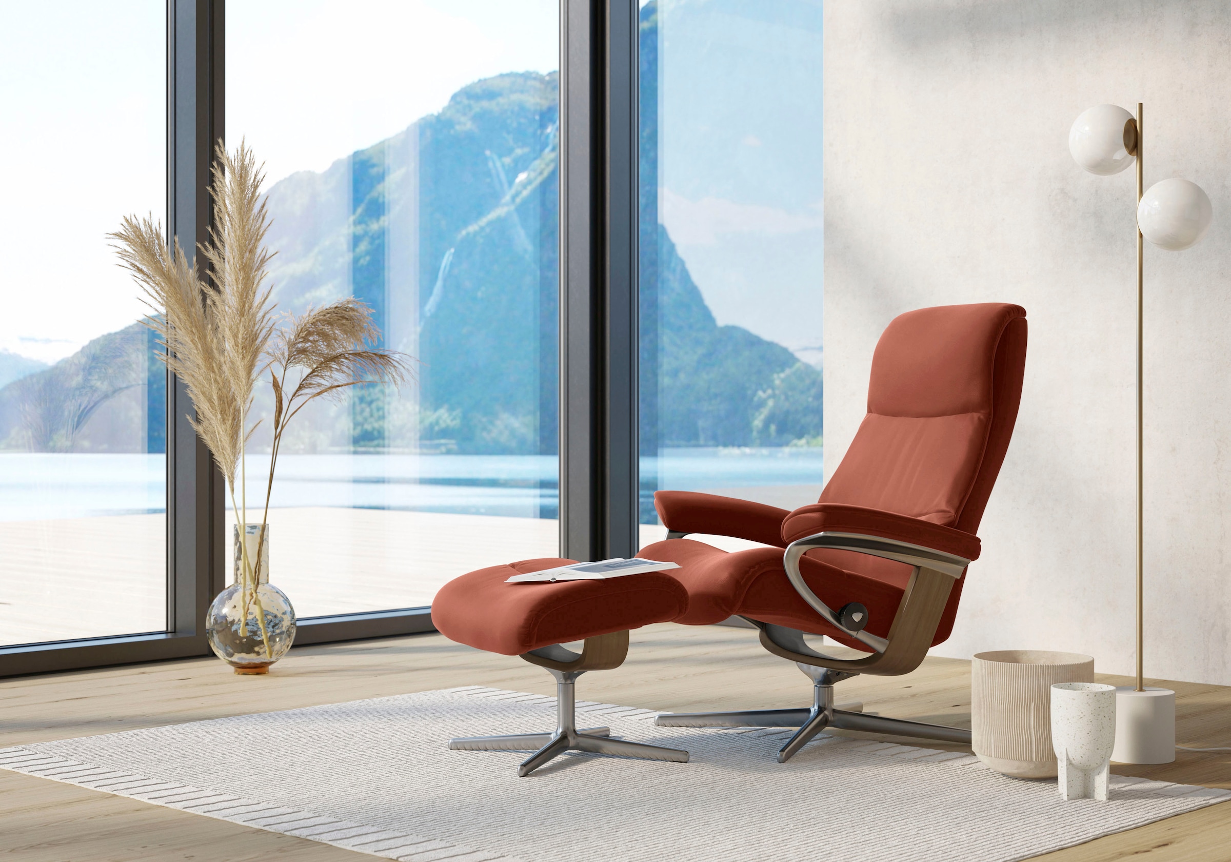 Stressless® Relaxsessel »View« Set, Relaxsessel mit Hocker, mit Hocker, mit günstig online kaufen