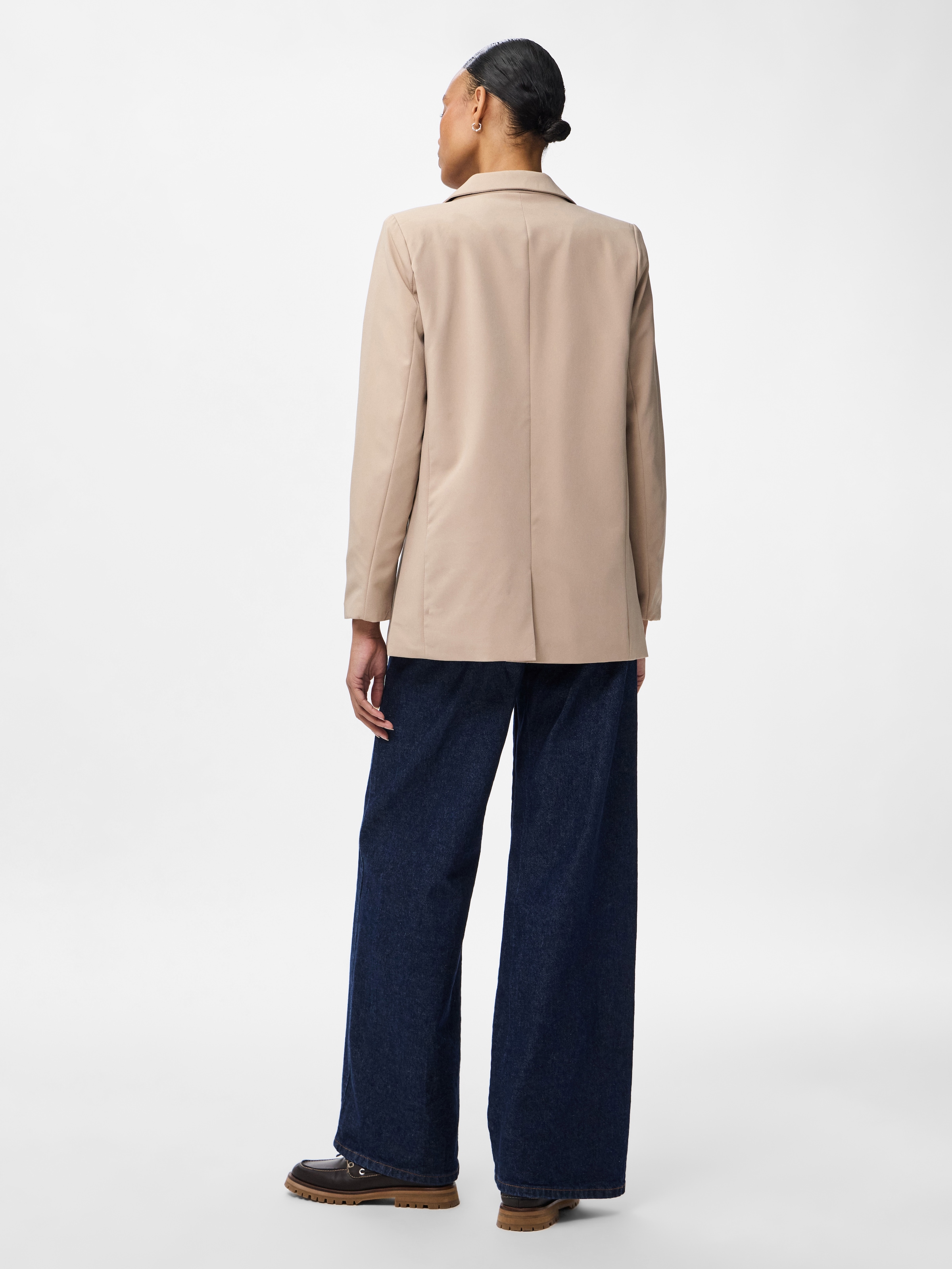 pieces Longblazer »PCBOSELLA LS LOOSE BLAZER NOOS« in leichter Oversize Form