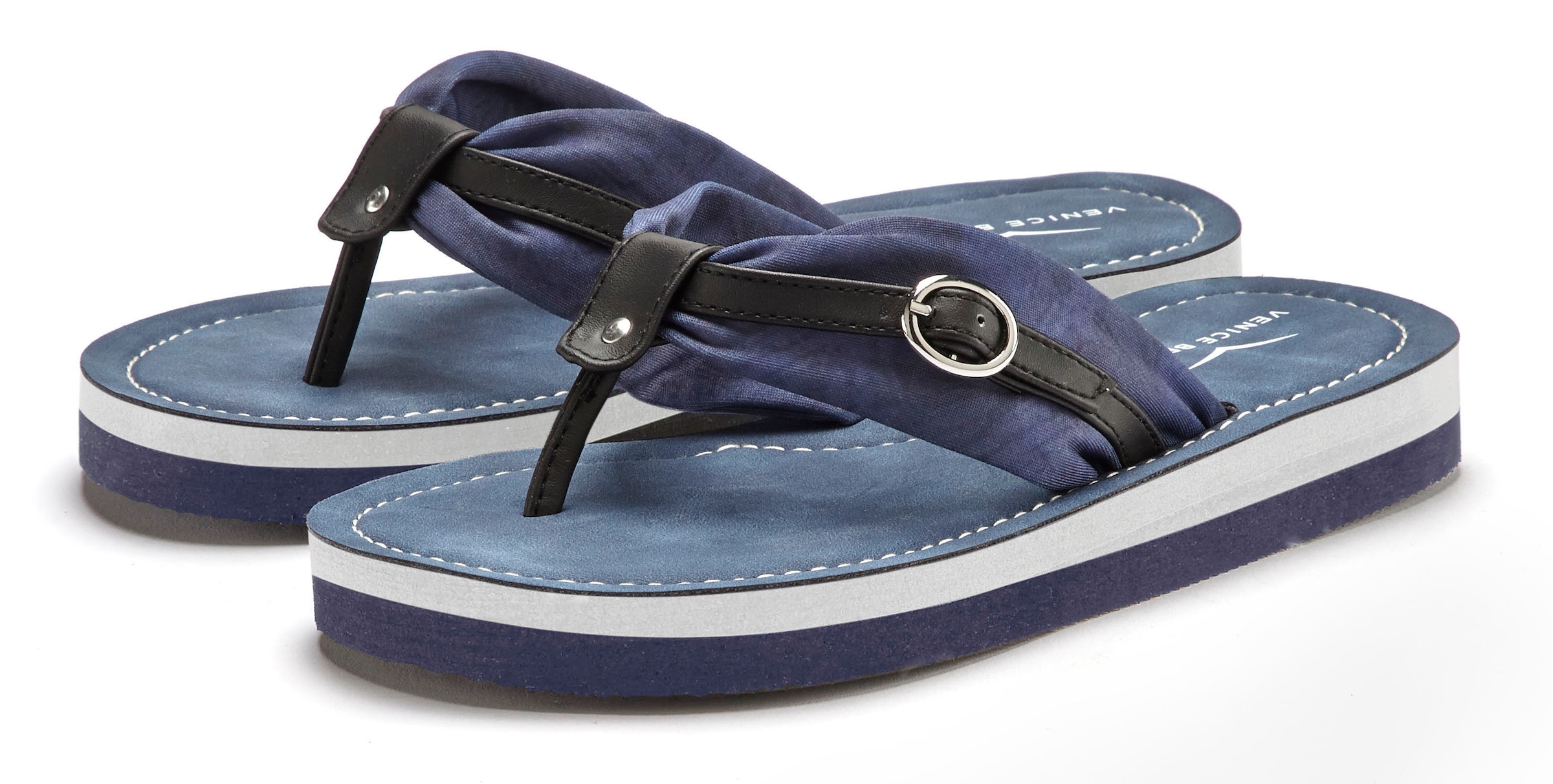 Venice Beach Badezehentrenner, Flip Flop mit modischem Print VEGAN