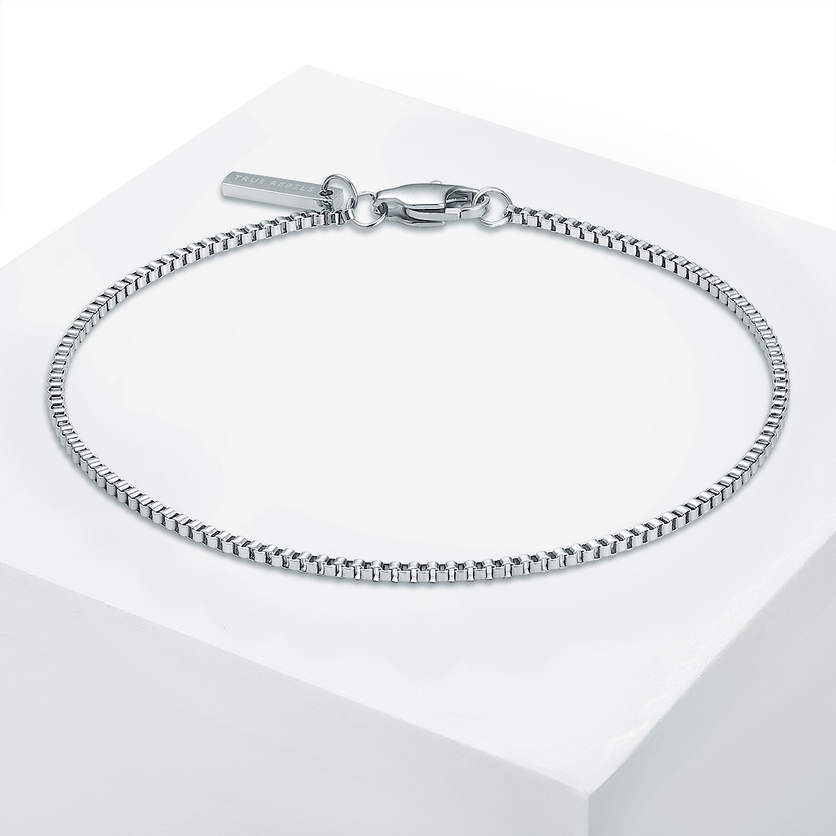 True Rebels Armband »TR2«, (1 tlg.), aus Edelstahl