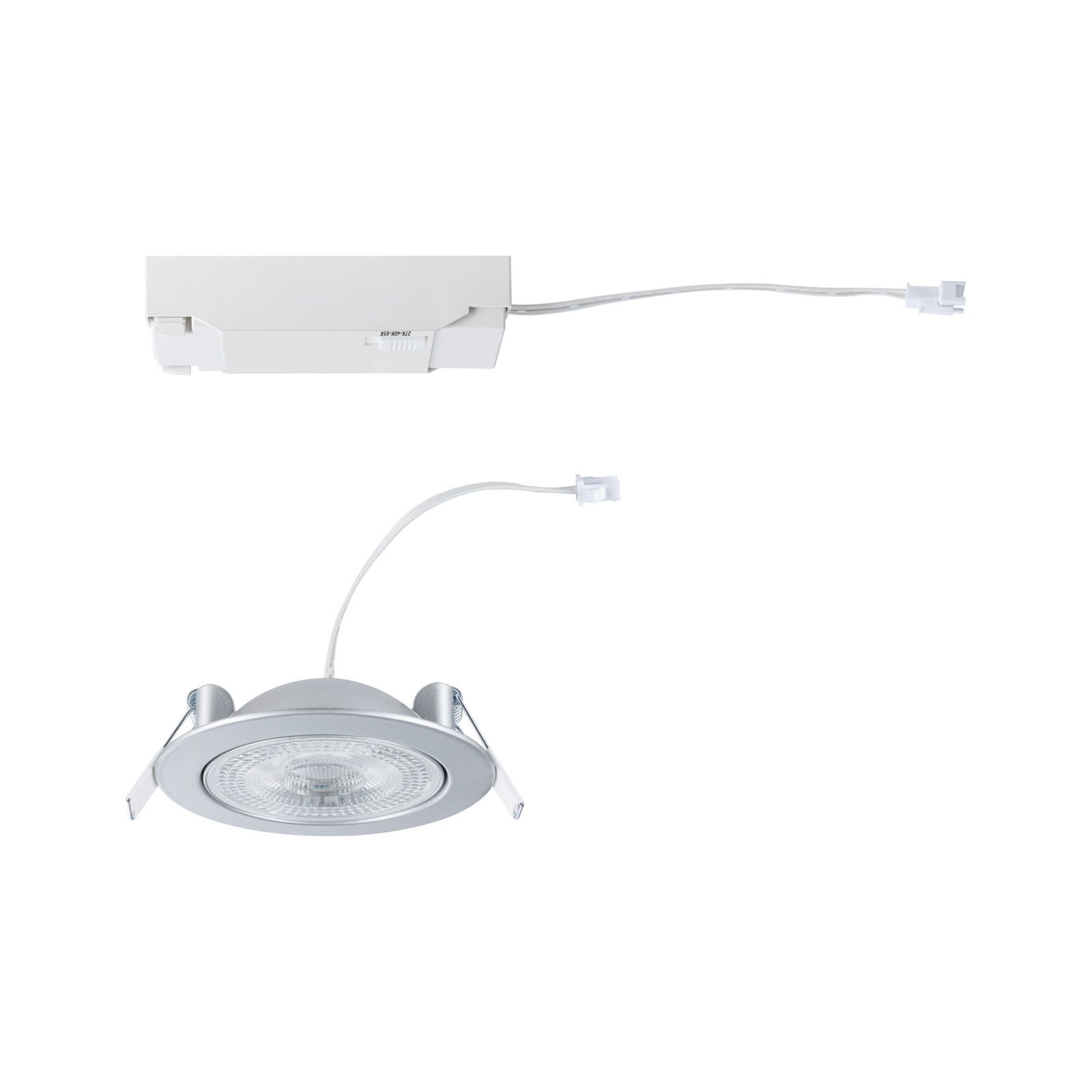 Paulmann LED Einbauleuchte »LED Einbauleuchte White Select Aumus 5W 700lm 230V 2700 - 6500K« 1 Stk. Tageslichtweiß Memoryfunktion, mehrere Helligkeitsstufen, Farbwechsler, Farbsteuerung