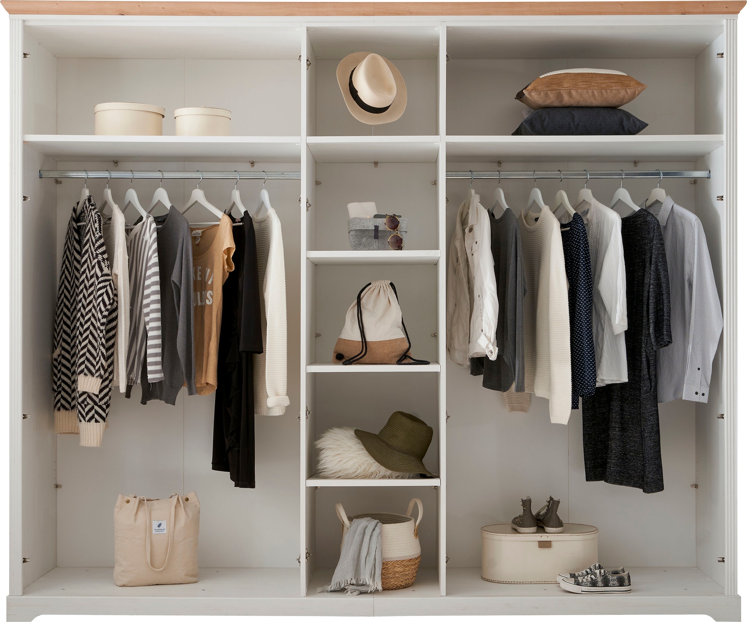 Schlafkontor Kleiderschrank »Jasmin II«, im Landhausstil
