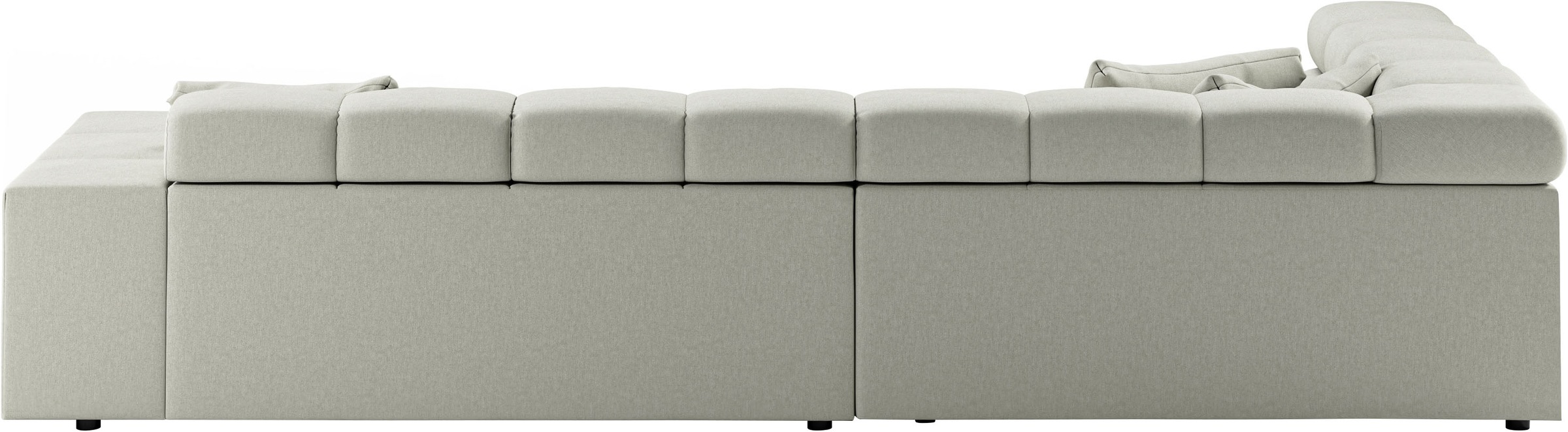 INOSIGN Ecksofa »Ancona incl. Kopfteilverstellung, OTTOs Choice, Breite 319cm, L-Form«, wahlweise motorische Sitztiefenverstellung, auch in Cord + Easy Care