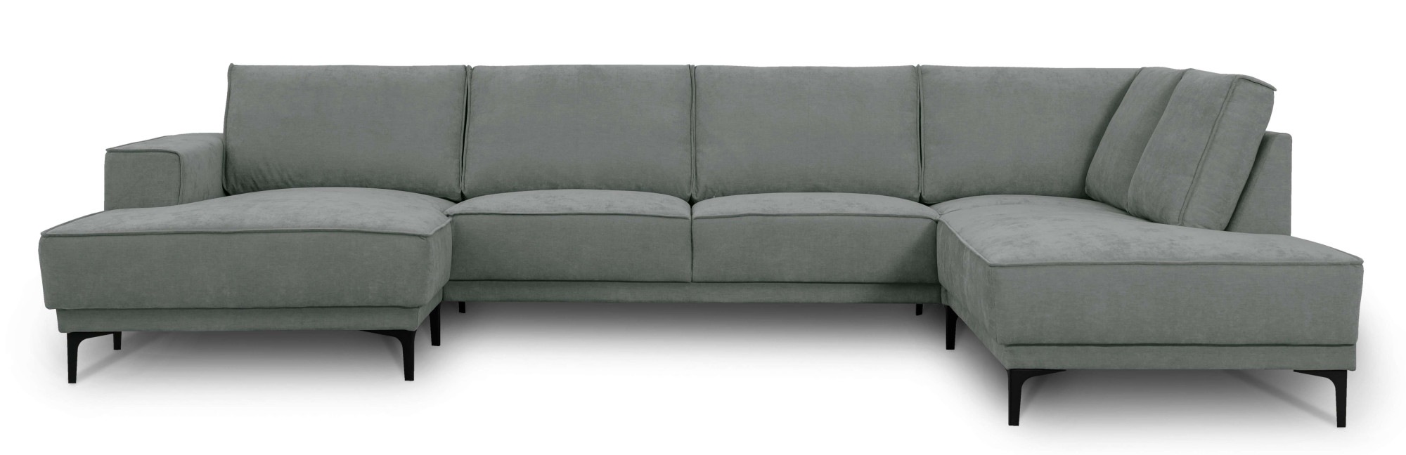 OTTO home Wohnlandschaft »XXL Sofa Oland, Struktur, Flachgewebe, Luxus-Micr günstig online kaufen