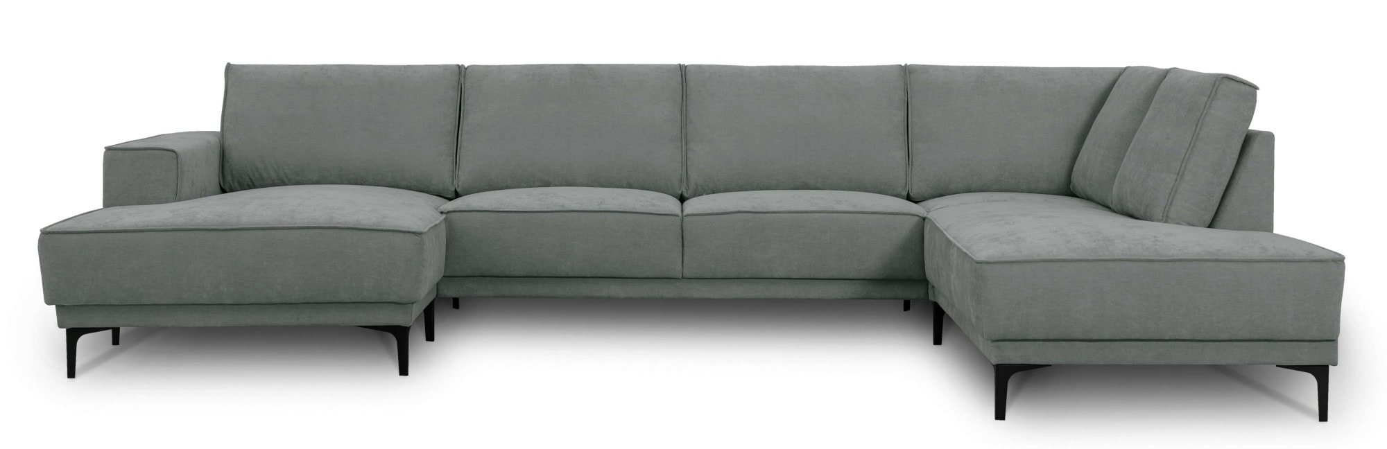 Places of Style Wohnlandschaft »XXL Sofa Oland, Struktur, Flachgewebe, Luxu günstig online kaufen