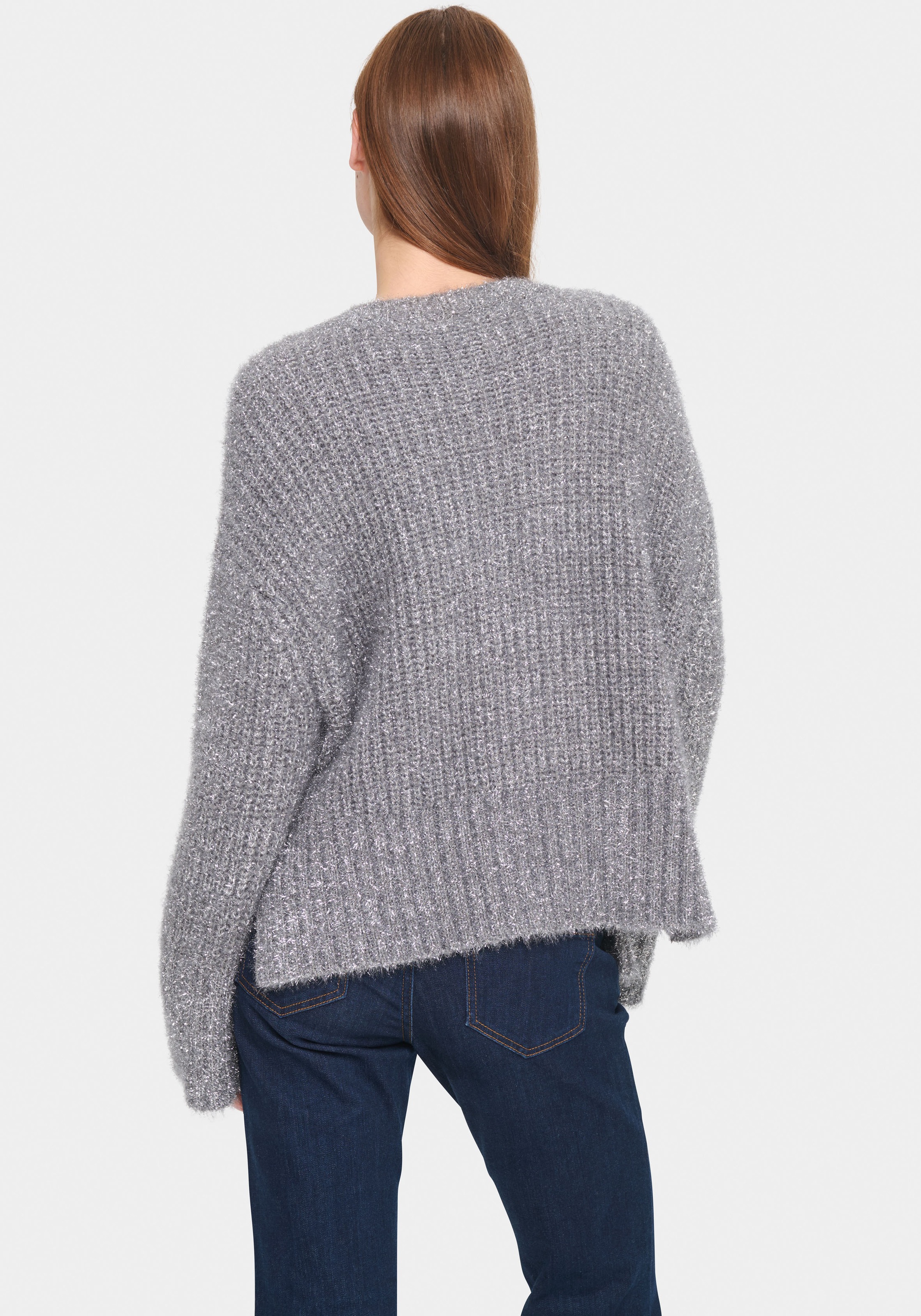 Saint Tropez Strickjacke »HalfaSZ Cardigan« mit Glitzereffekt