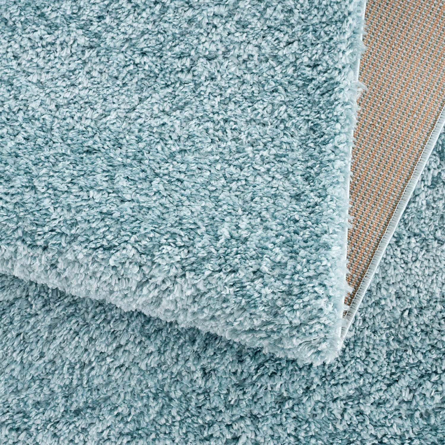 Carpet City Hochflor-Teppich »Pulpy 100«, rund, 30 mm Höhe, besonders weich, mit Fransen, Uni Farben