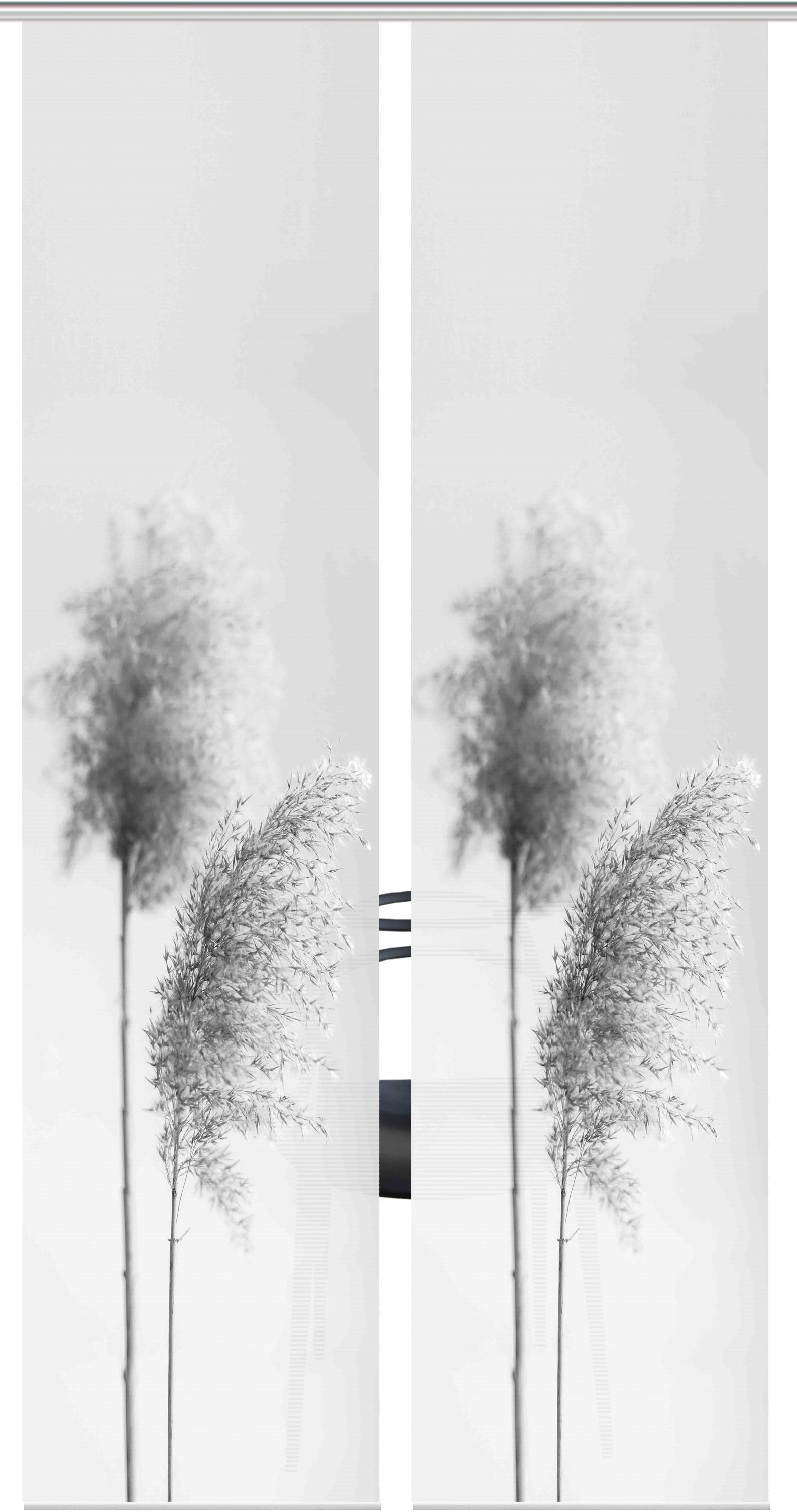 Vision S Schiebegardine »IRLOS 2er SET« Paneelwagen 2 Stk. tlg. Schiebevorhang Digidruck 2er Set IRLOS