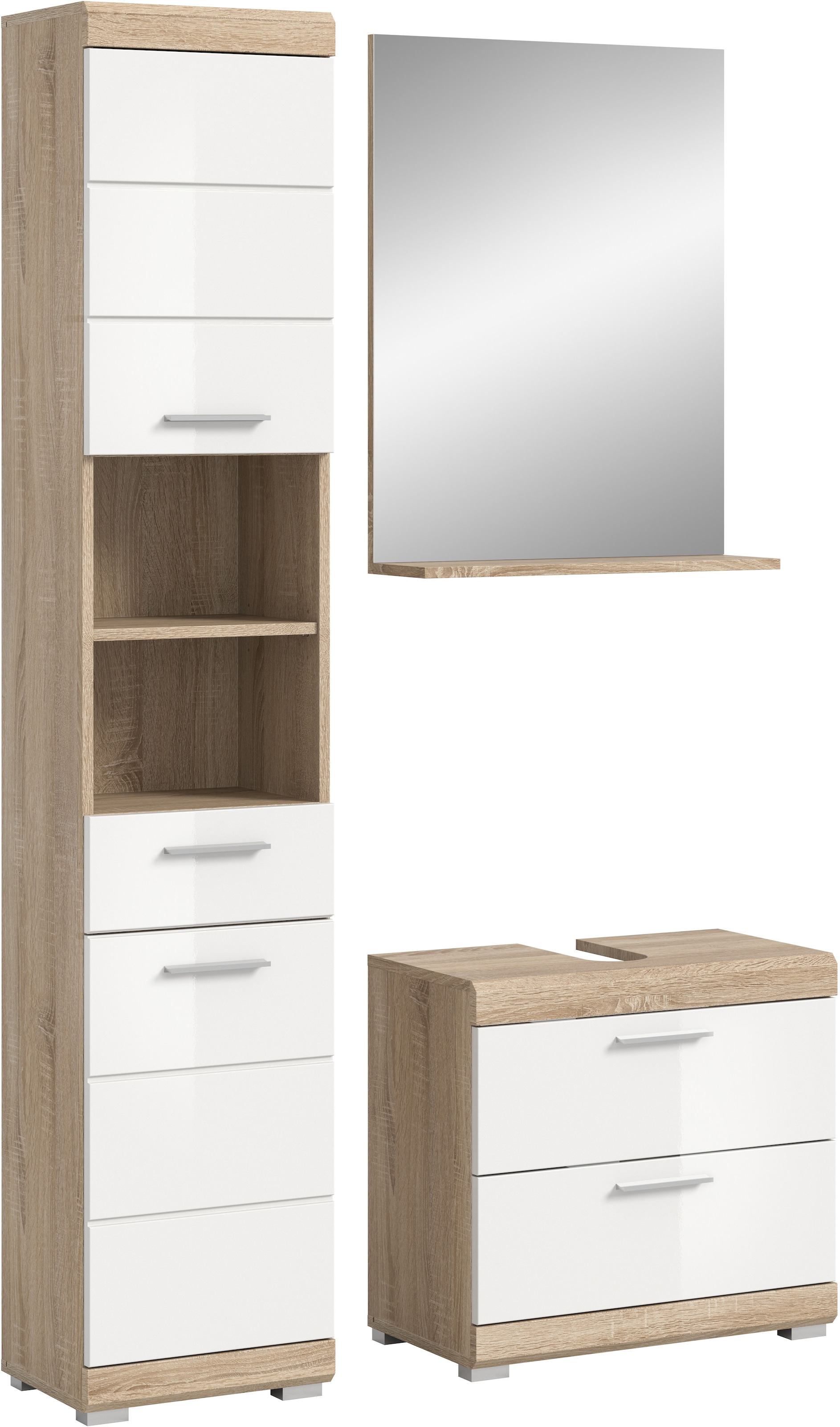 INOSIGN Badmöbel-Set »Siena, 3 teilig, bestehend aus:« Set, TOPSELLER!, 3 S günstig online kaufen