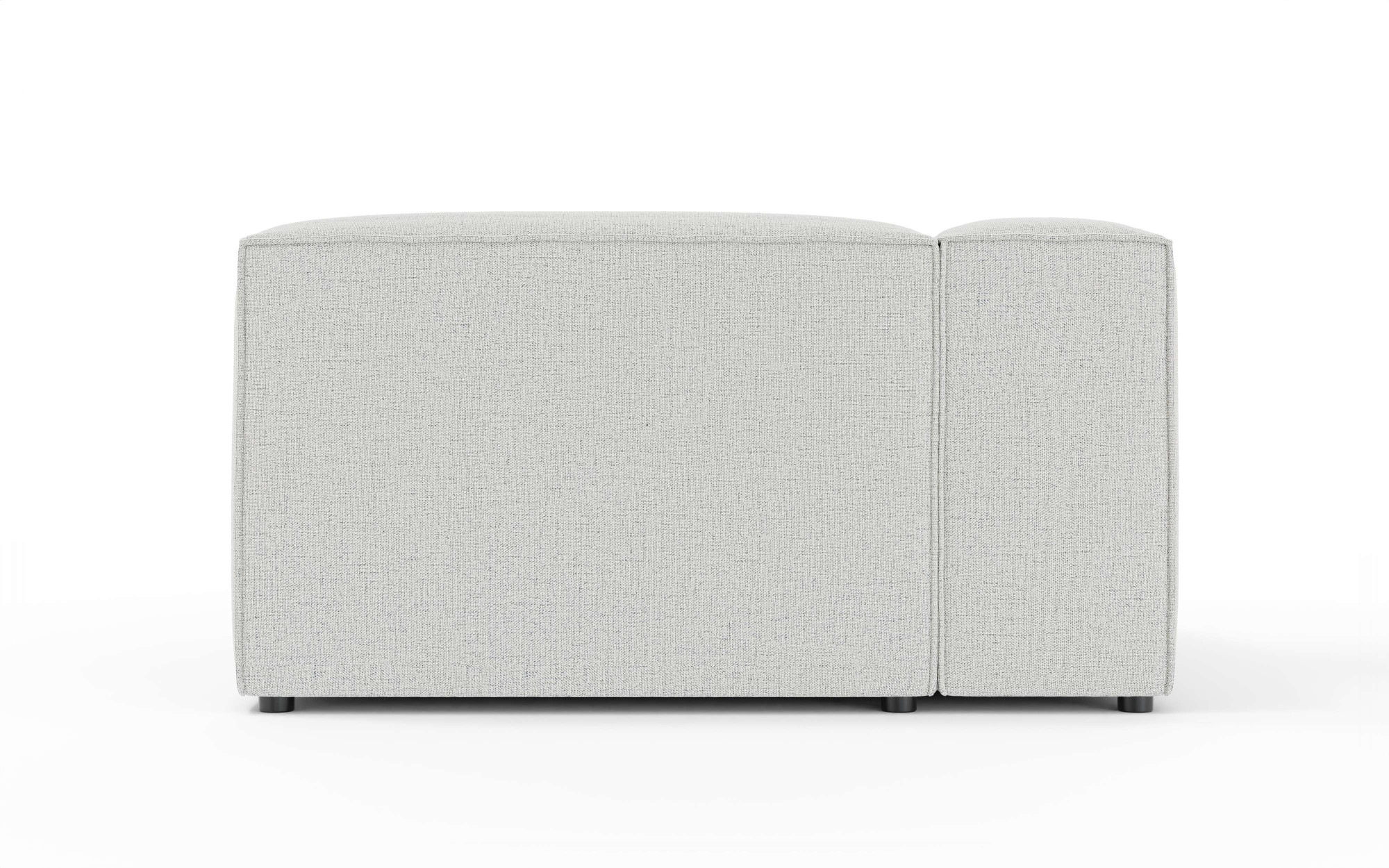 INOSIGN Ottomane »HAILY links/rechts bestellbar, Loungemöbel, Maße B/T/H: 130/130/72 cm«, als Modul oder separat verwendbar, für individuelle Zusammenstellung