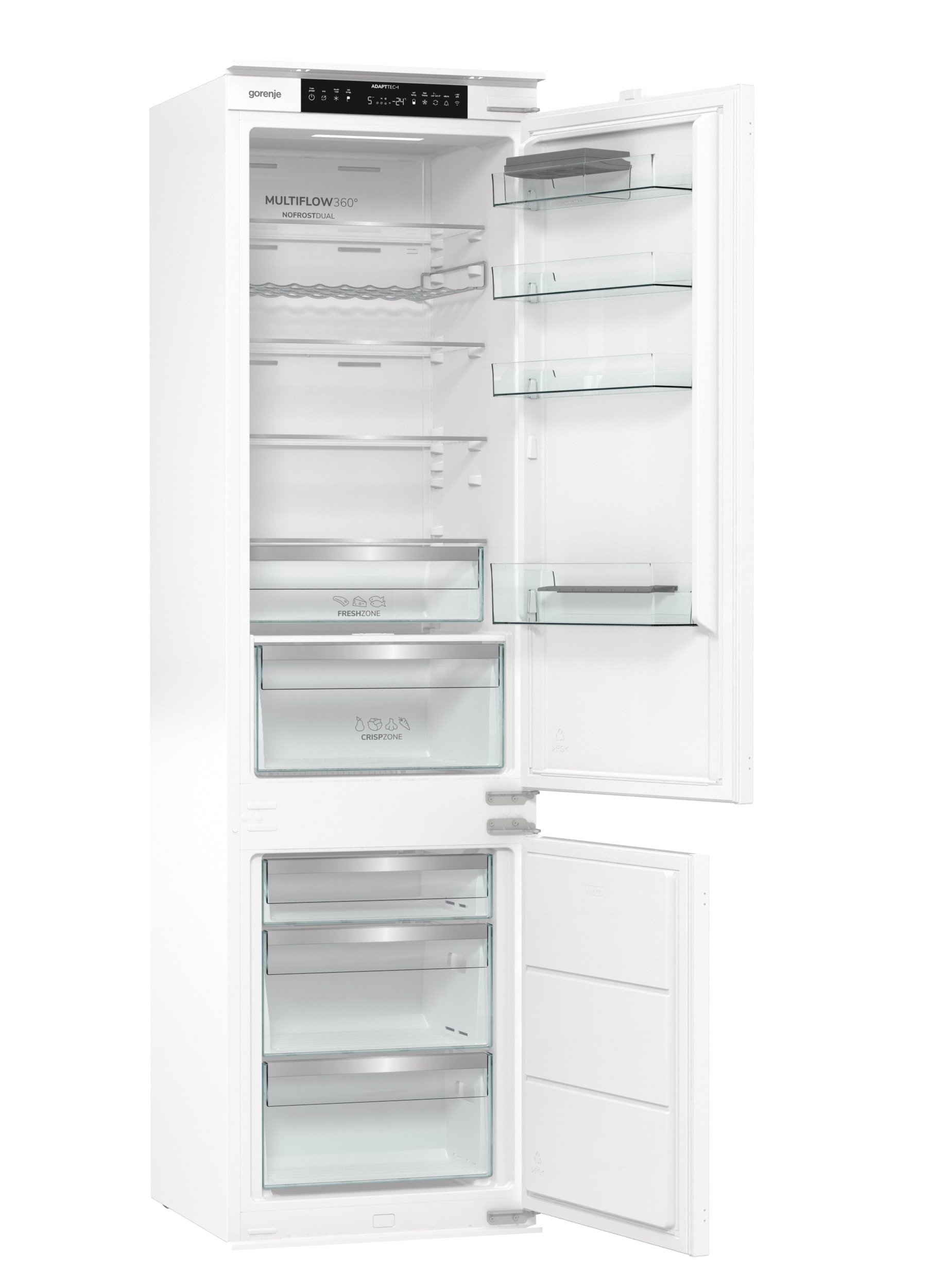 GORENJE Einbaukühlgefrierkombination »NRKI519D61WF« 193,2 cm hoch 54 cm breit