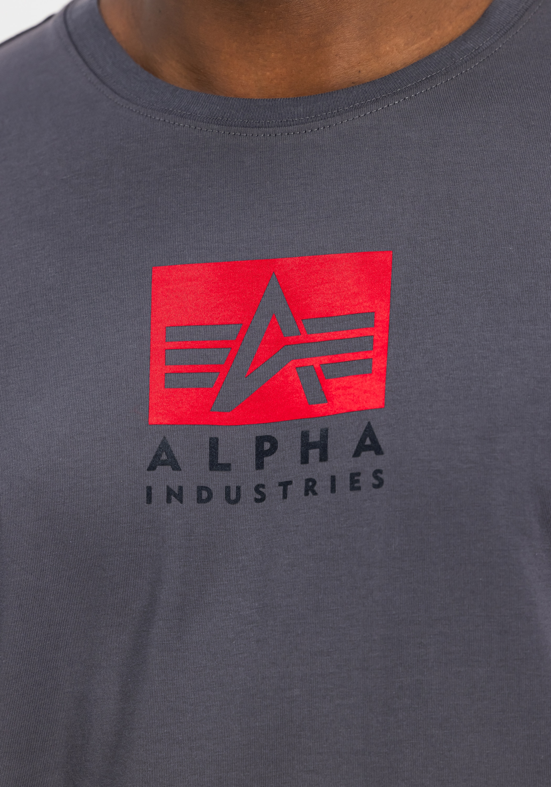 Alpha Industries T-Shirt »Alpha Industries Men - T-Shirts Satin Logo T-Shirt«