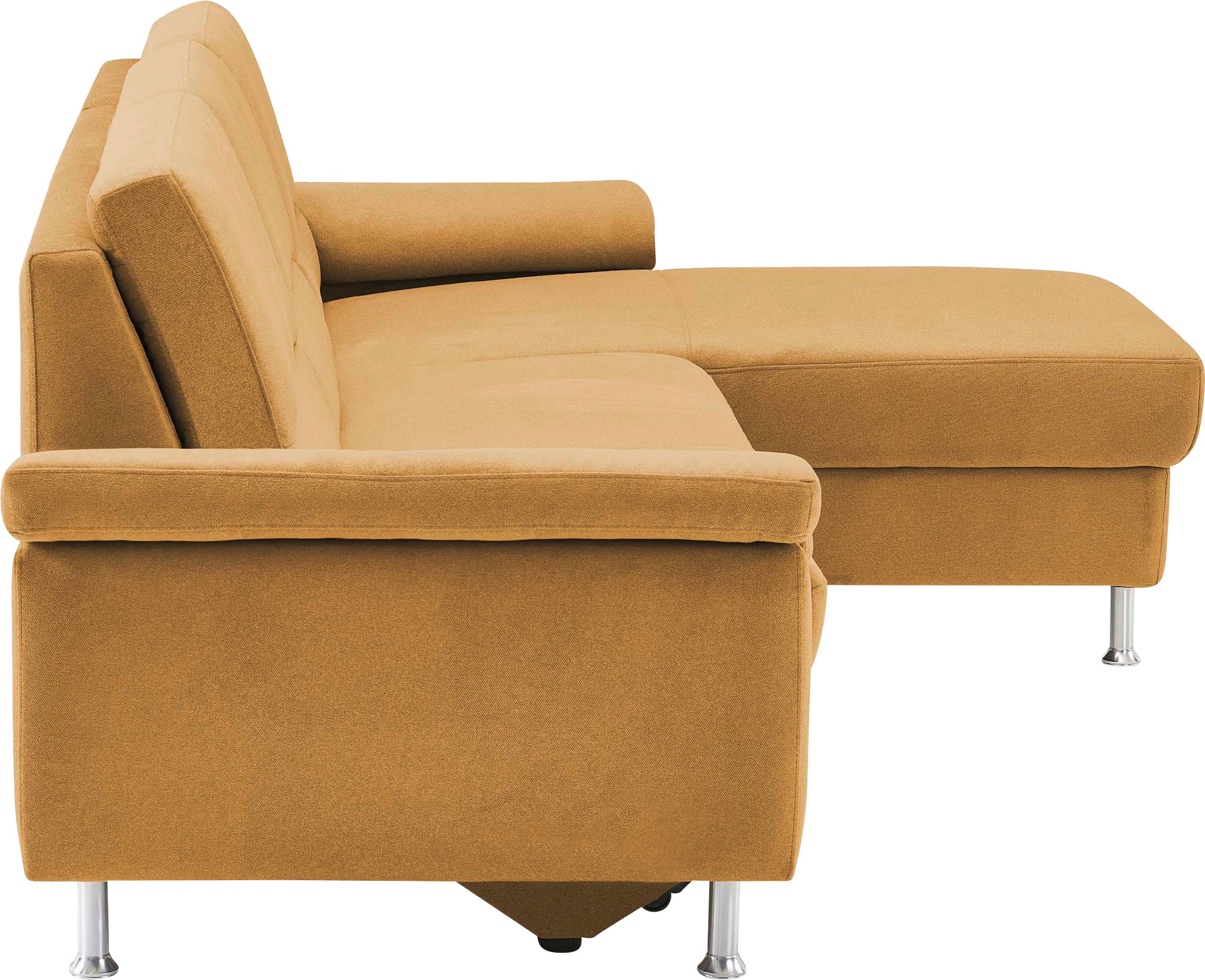 CALIZZA INTERIORS Ecksofa »Onyx L-Form«, Recamiere links oder rechts, wahlweise mit Bettfunktion, Breite 270 cm