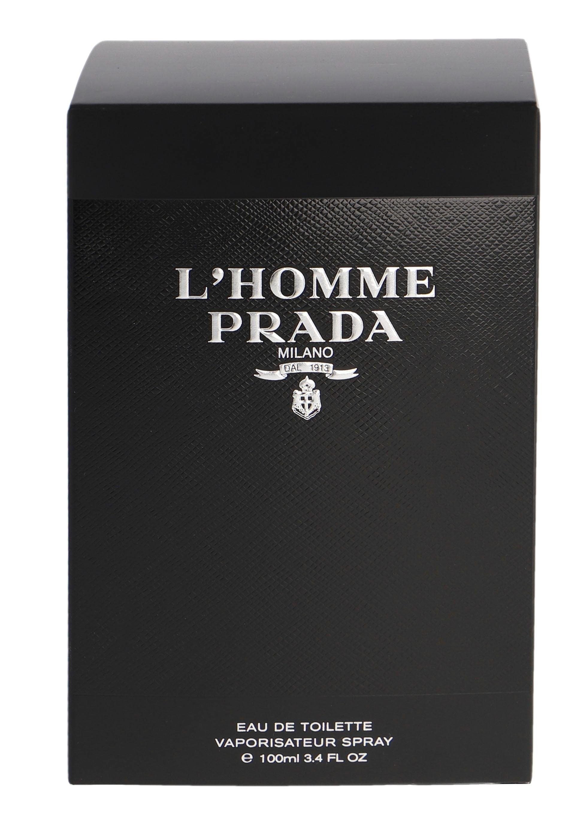 PRADA Eau de Toilette »L'Homme«, Holziger Duft mit Amber, Iris, Neroli, Geranie und Patschuli.